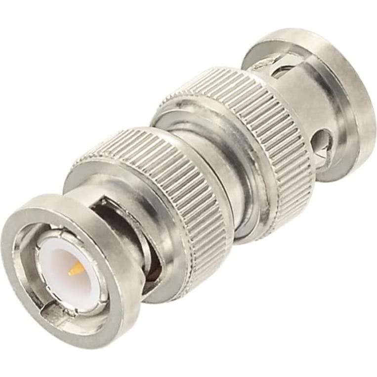 Adaptador BNC Macho a Macho Superbat 50 Ohm para CCTV - 5 Pcs