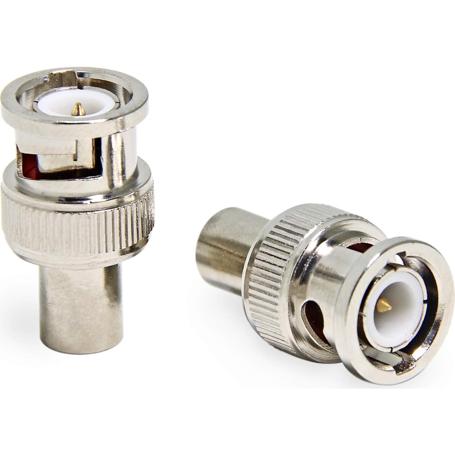 Terminador BNC Macho 50 Ohm RFAdapter - Paquete de 5 Conectores