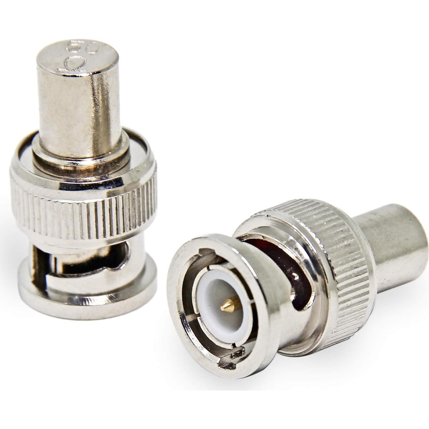 Terminador BNC Macho 50 Ohm RFAdapter - Paquete de 5 Conectores
