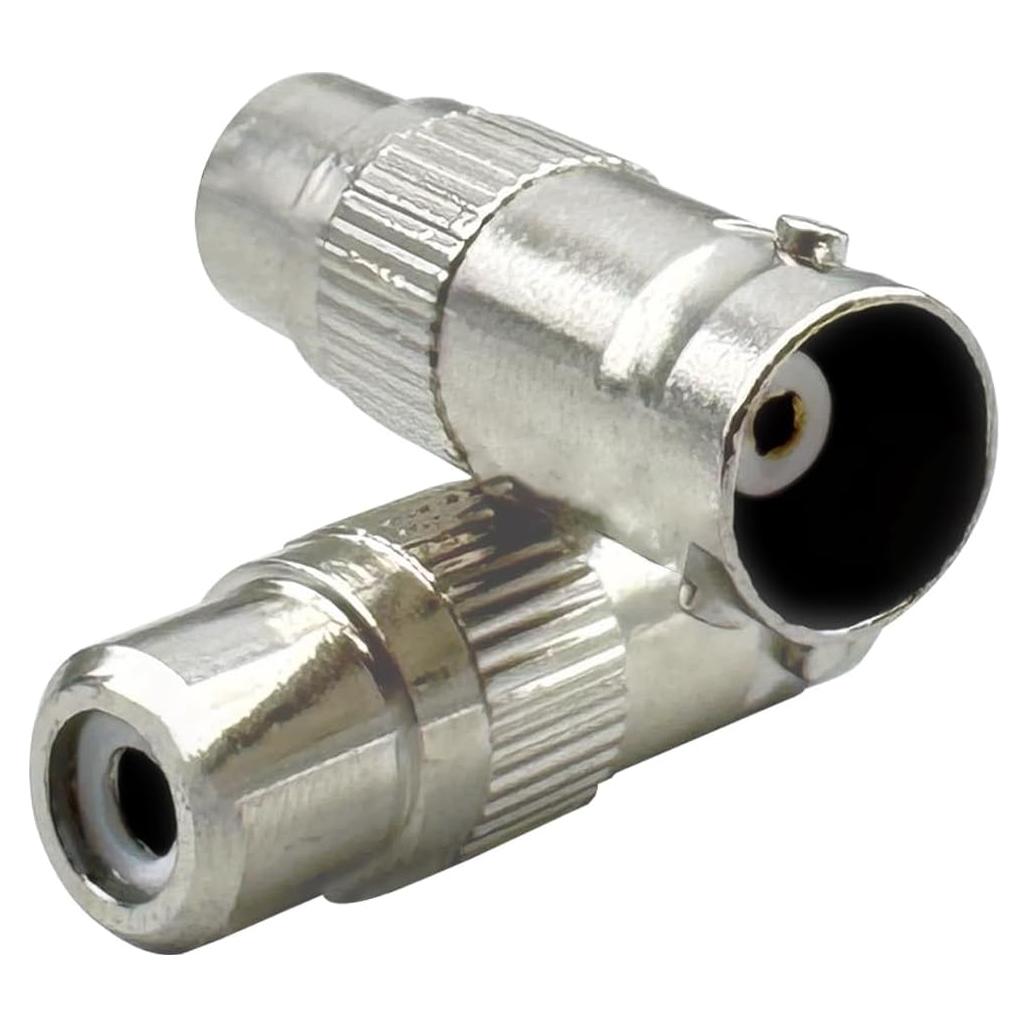 Adaptador BNC a RCA IMIYORE 10pcs Video Coaxial 4K HD