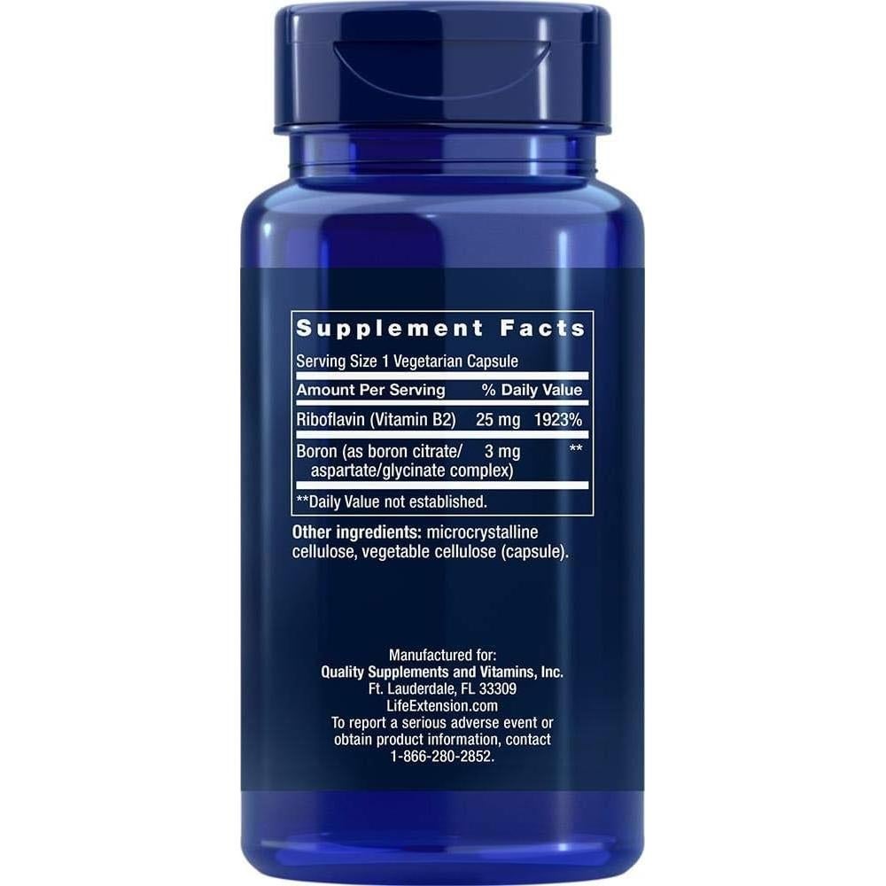 Life Extension Cápsulas de Magnesio 500mg y Boro 3mg - 100 Capsulas