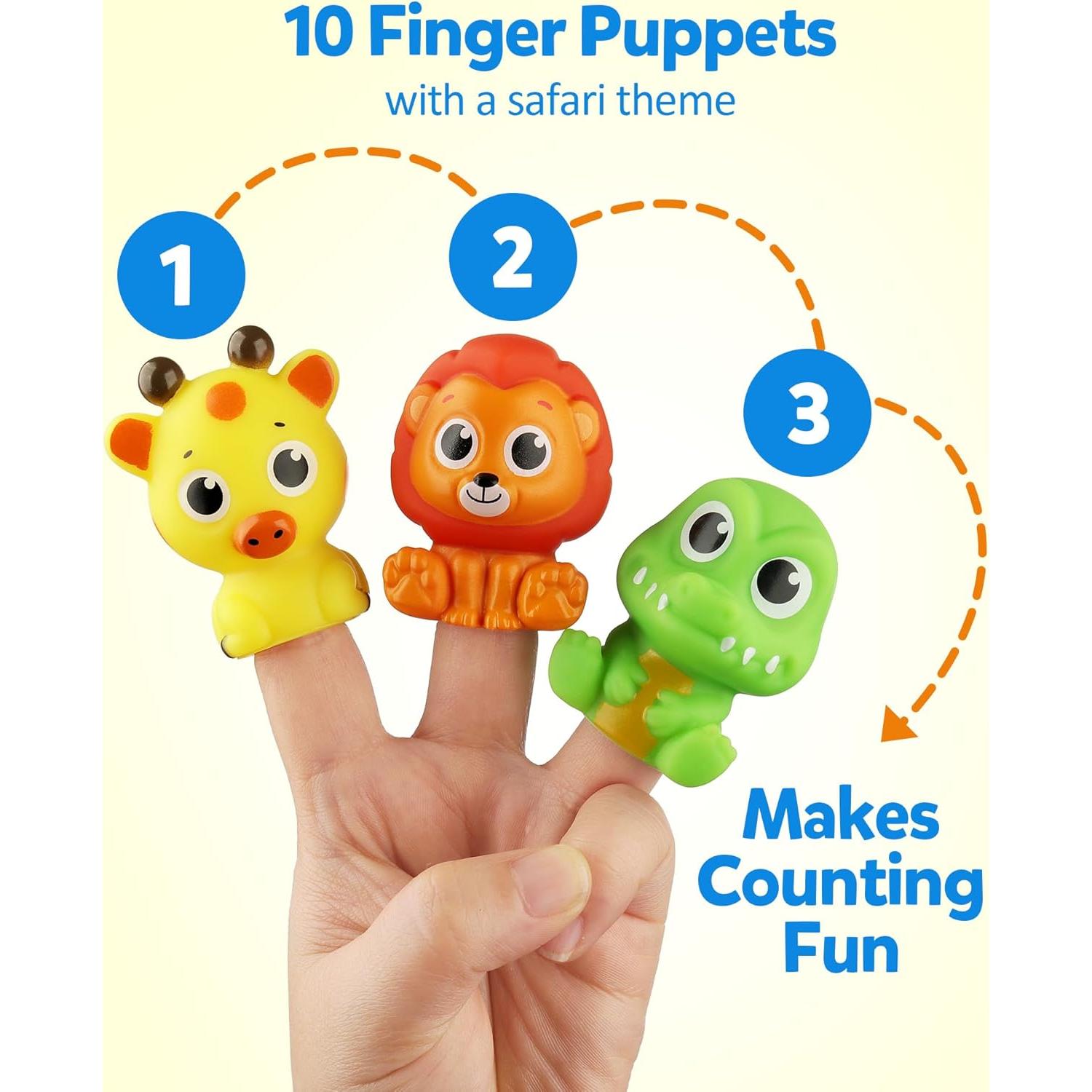 Juguete Educativo Coogam Caza del Tesoro con Títeres de Dedo