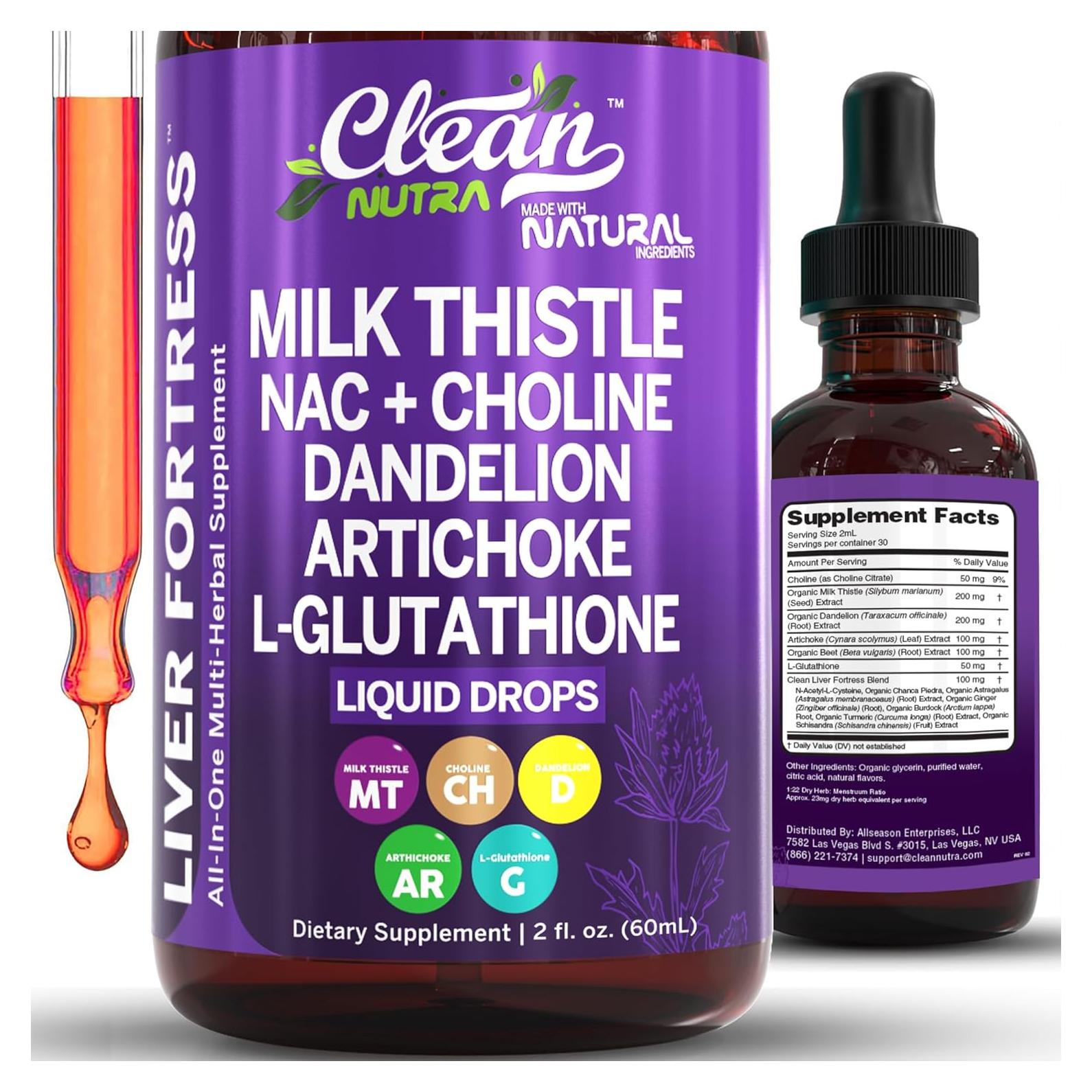 Suplemento Líquido Hepático Clean Nutraceuticals 132g