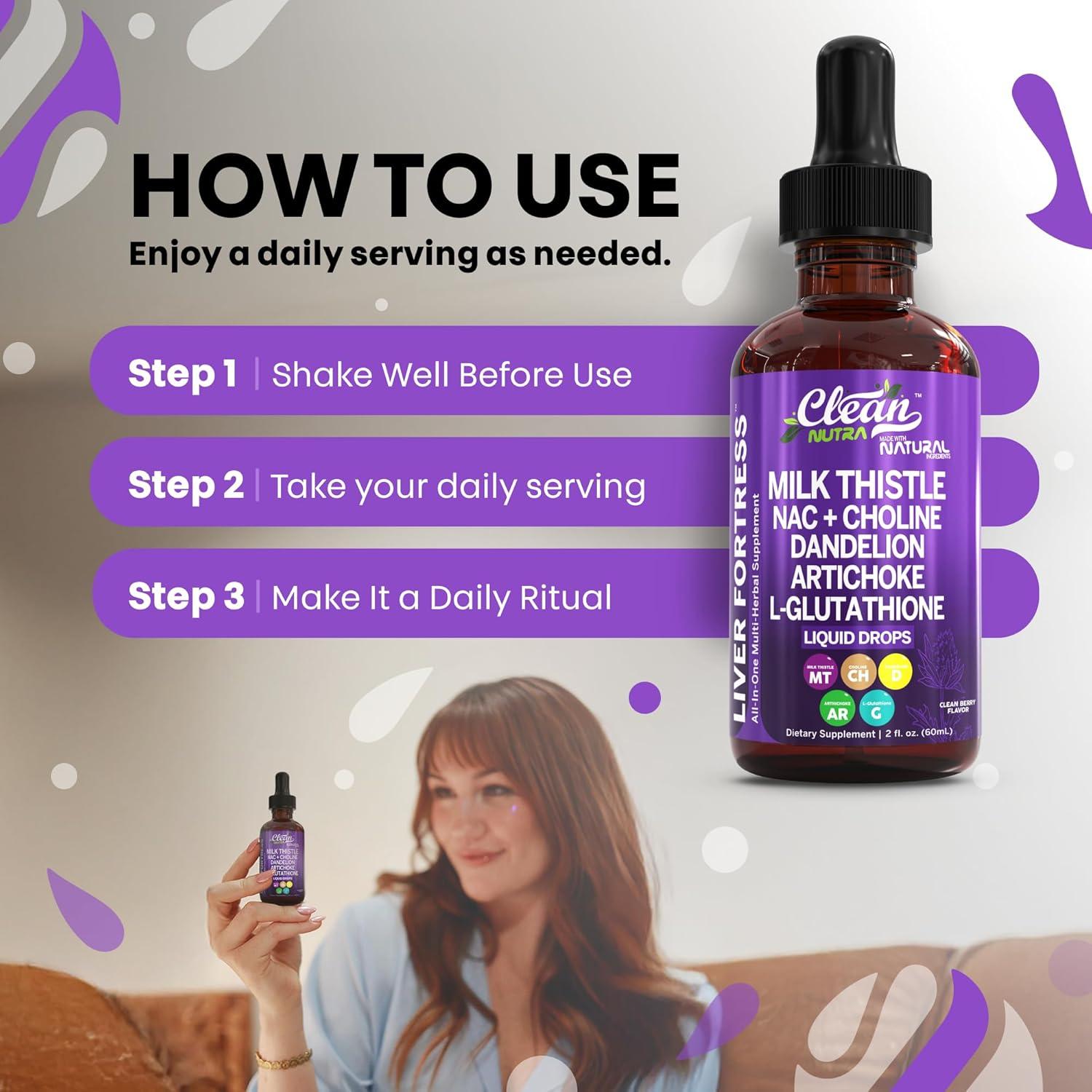 Suplemento Líquido Hepático Clean Nutraceuticals 132g