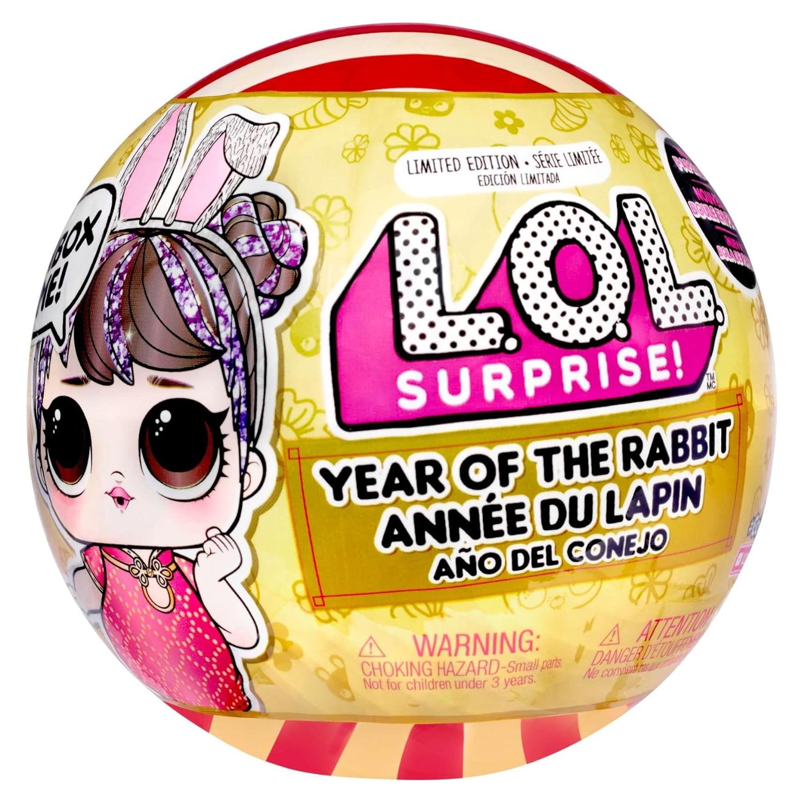 Year of The Rabbit Doll Good Luck Sweetie- with Collectible Doll, 7 Surprises, Limited Edition Doll, Accessories, Pet, Lunar New Year Theme- Great Gift for Girls Age 4+