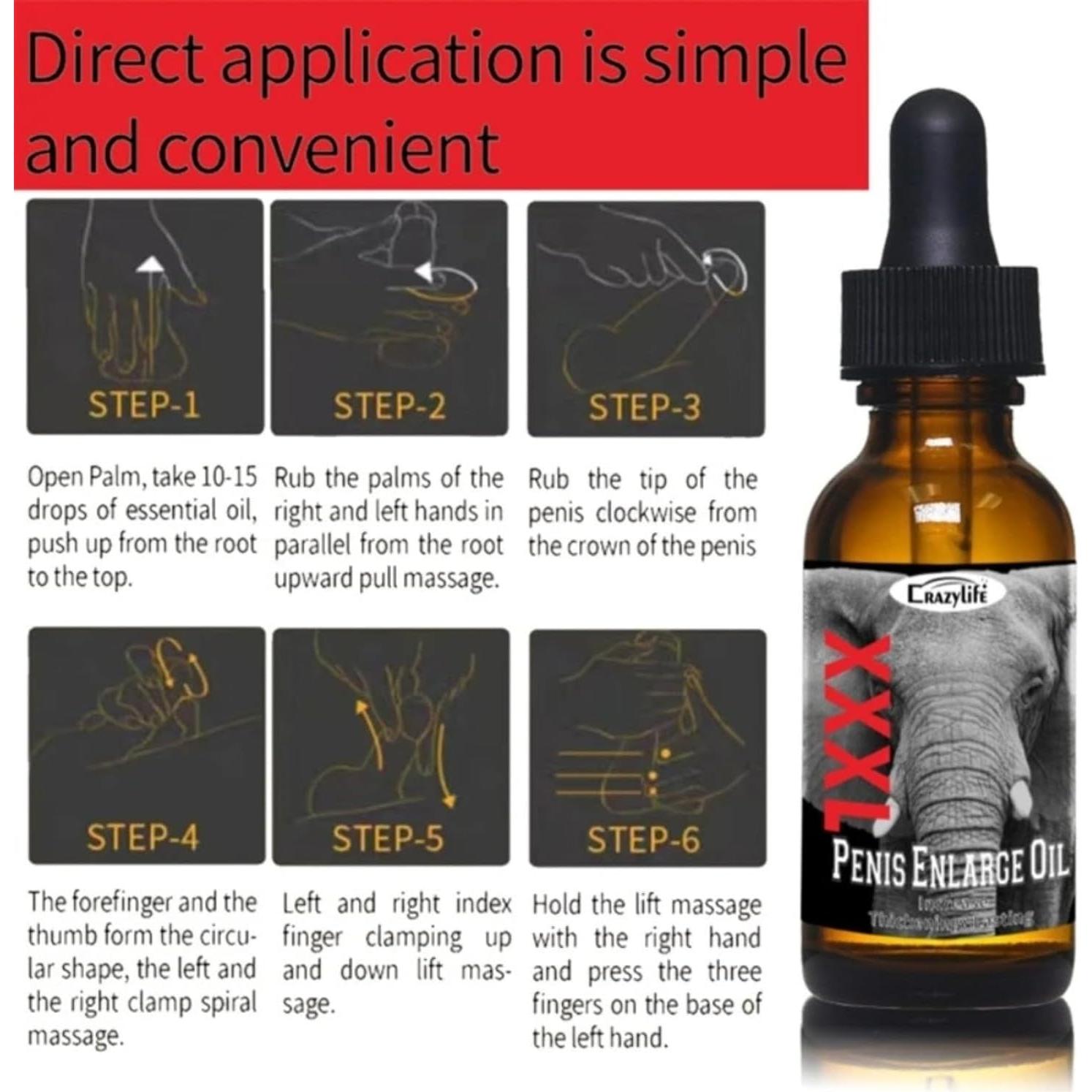 Aceite de Aumento para Hombres CRAZYLIFE F396-BIGMAN