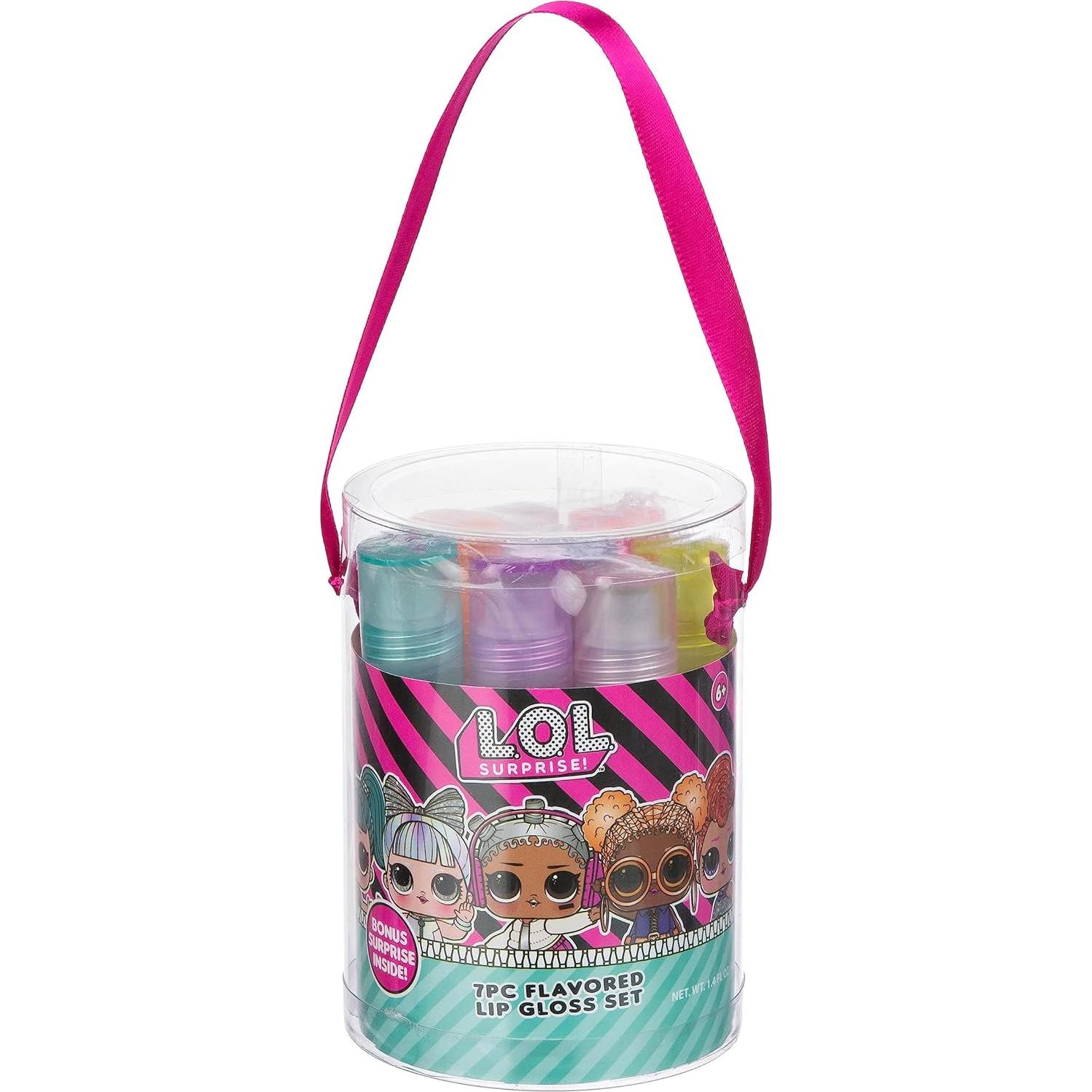 Lápices Labiales L.O.L. Surprise! - 7 Piezas con Stickers