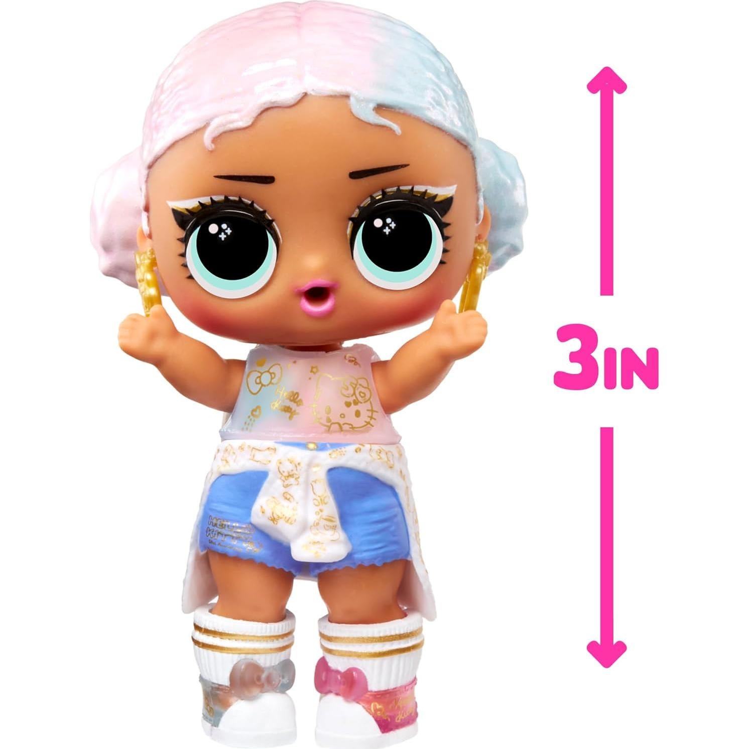 Muñeca L.O.L. Surprise Hello Kitty Crystal Cutie 50 Aniversario