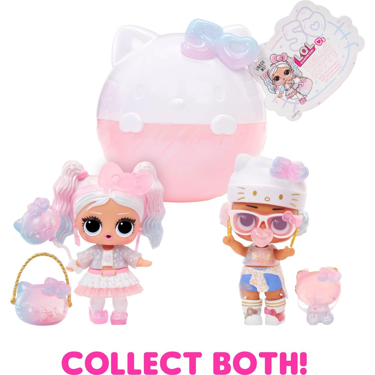 Muñeca L.O.L. Surprise Hello Kitty Crystal Cutie 50 Aniversario