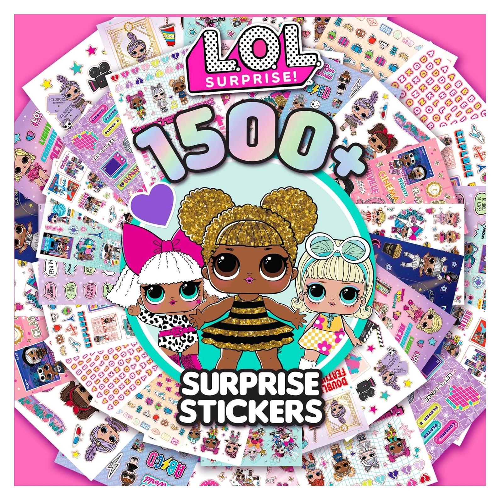 Libro de Stickers L.O.L. Surprise! 1500+ Páginas 43 Hojas
