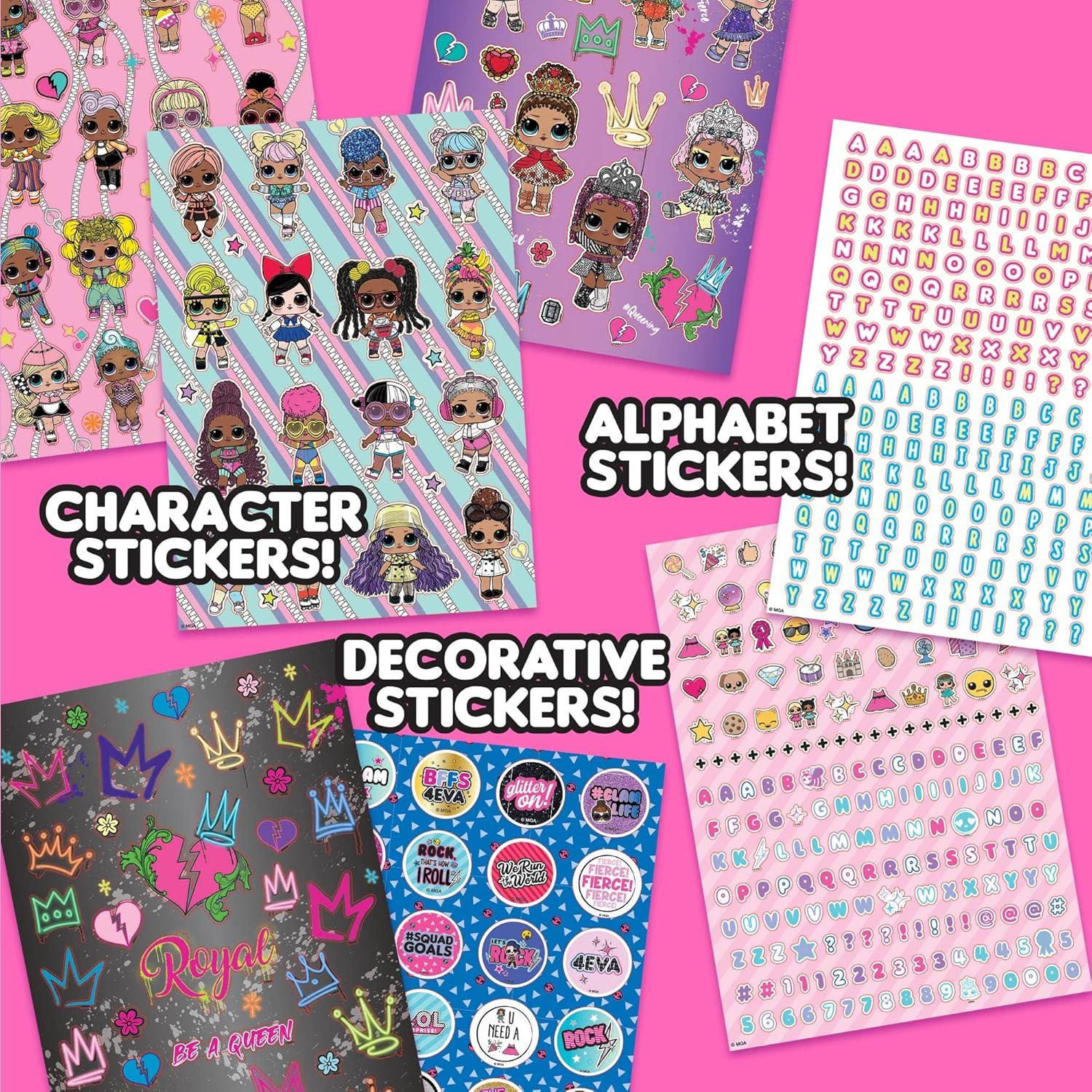 Libro de Stickers L.O.L. Surprise! 1500+ Páginas 43 Hojas