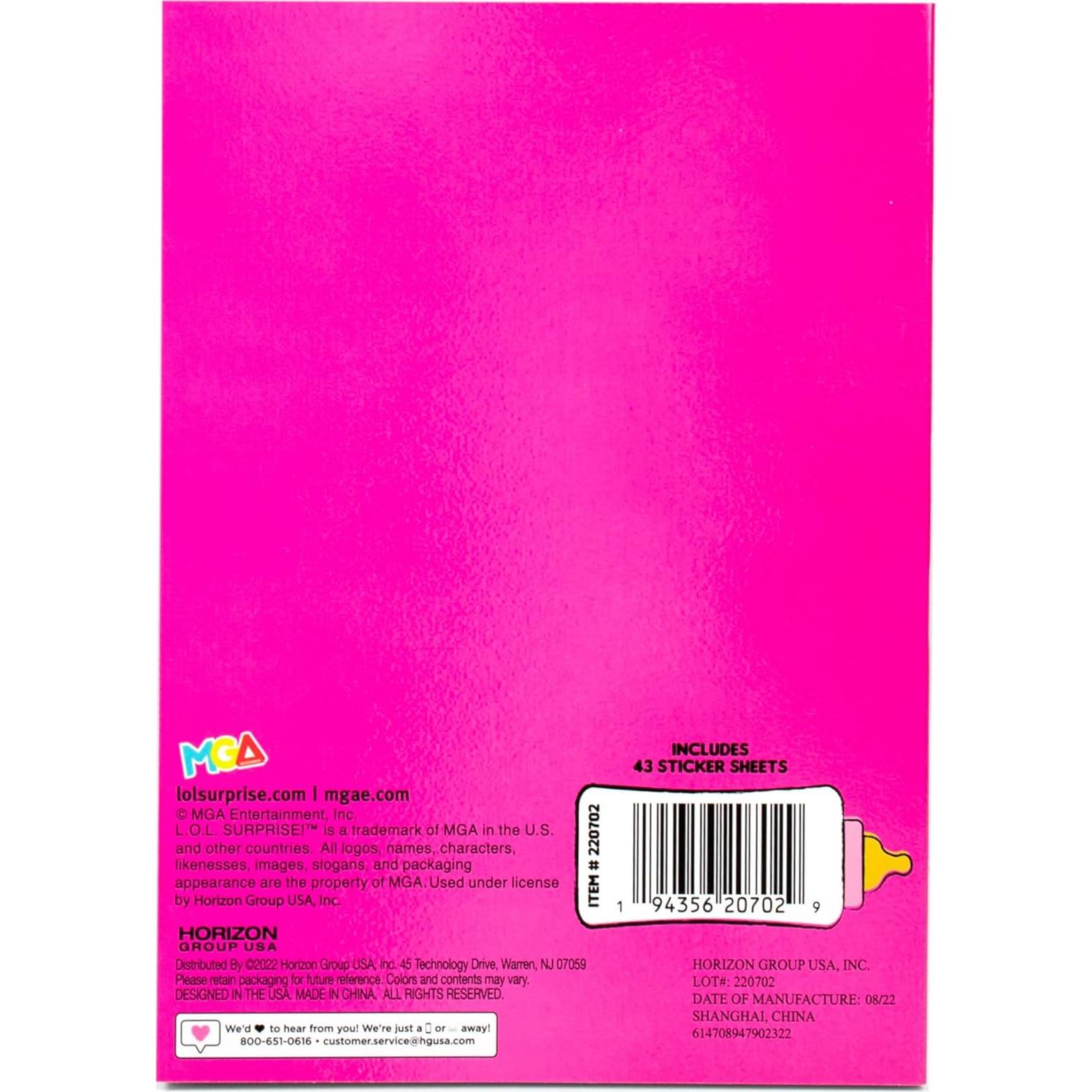 Libro de Stickers L.O.L. Surprise! 1500+ Páginas 43 Hojas