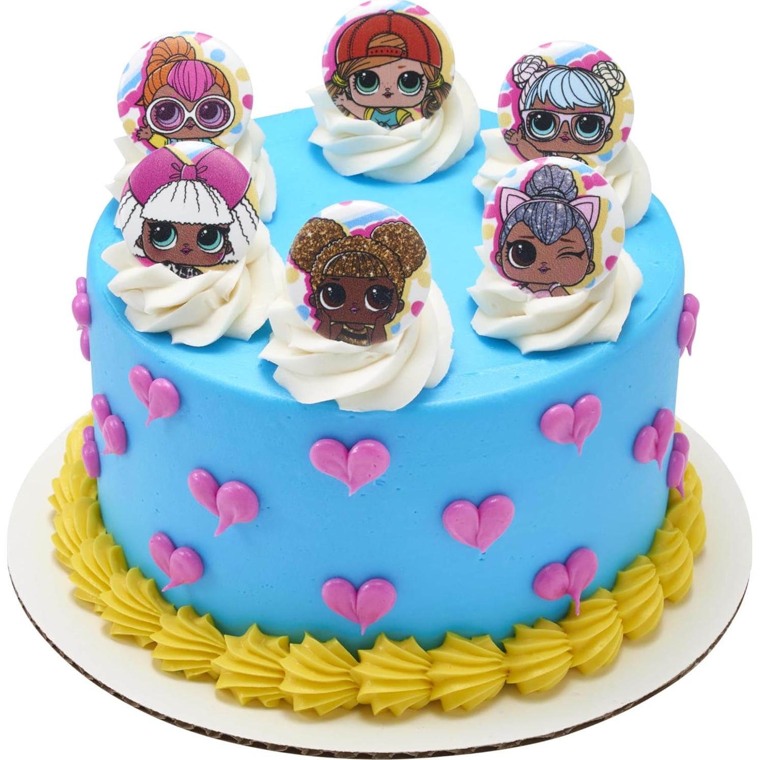 DecoPac L.O.L. Surprise! 24 Anillos Decorativos para Cupcake