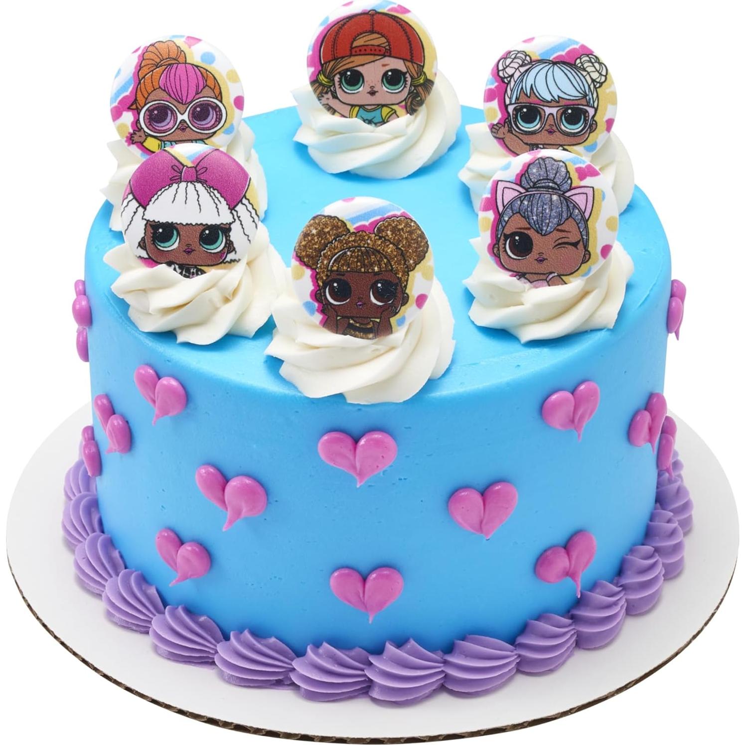 DecoPac L.O.L. Surprise! 24 Anillos Decorativos para Cupcake