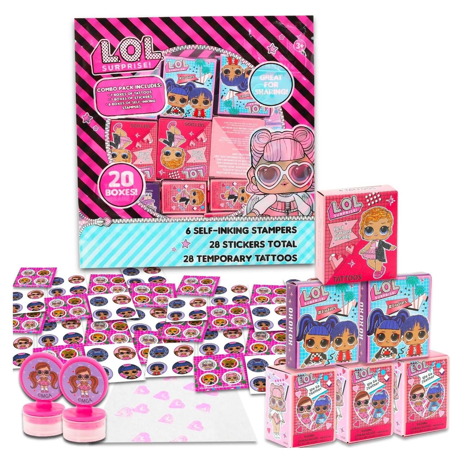 Cajas de Favoritos Fiesta LOL Surprise para 20 Niños