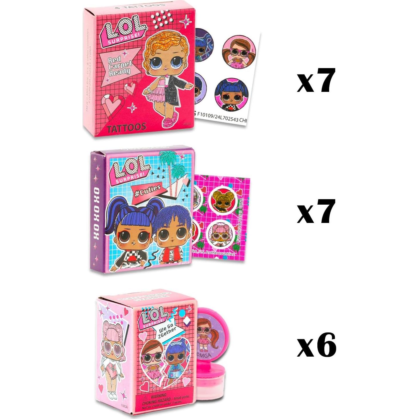 Cajas de Favoritos Fiesta LOL Surprise para 20 Niños