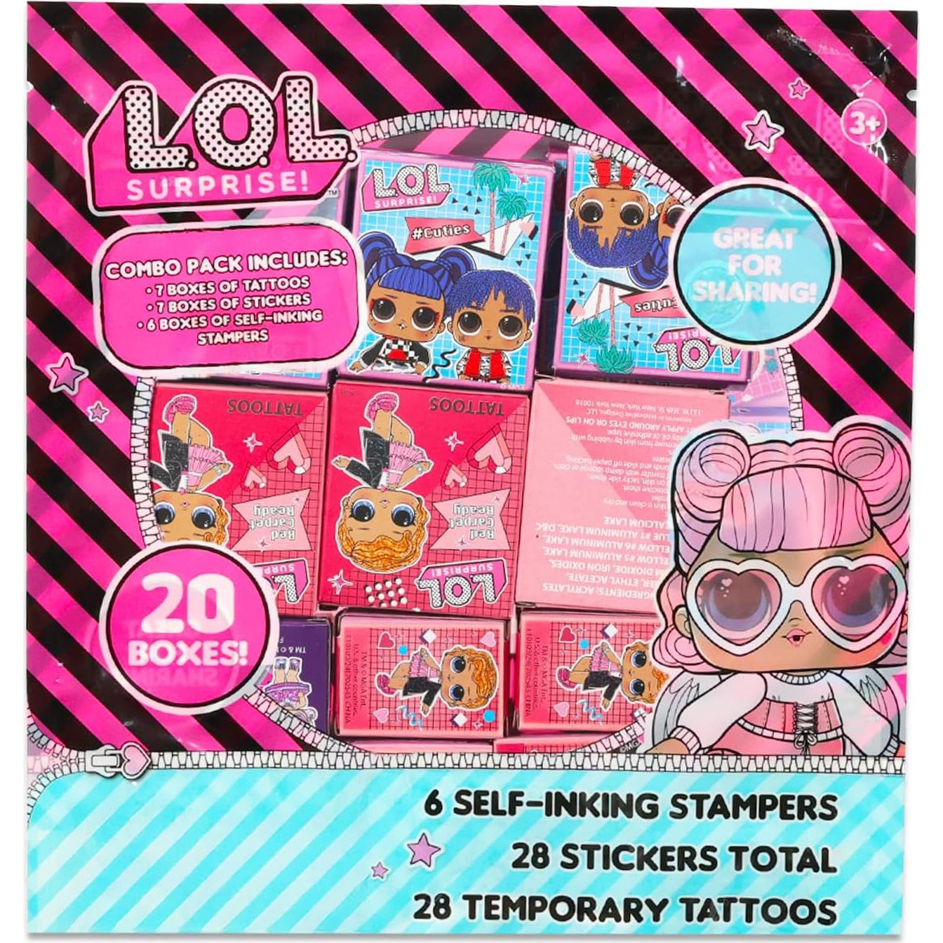 Cajas de Favoritos Fiesta LOL Surprise para 20 Niños