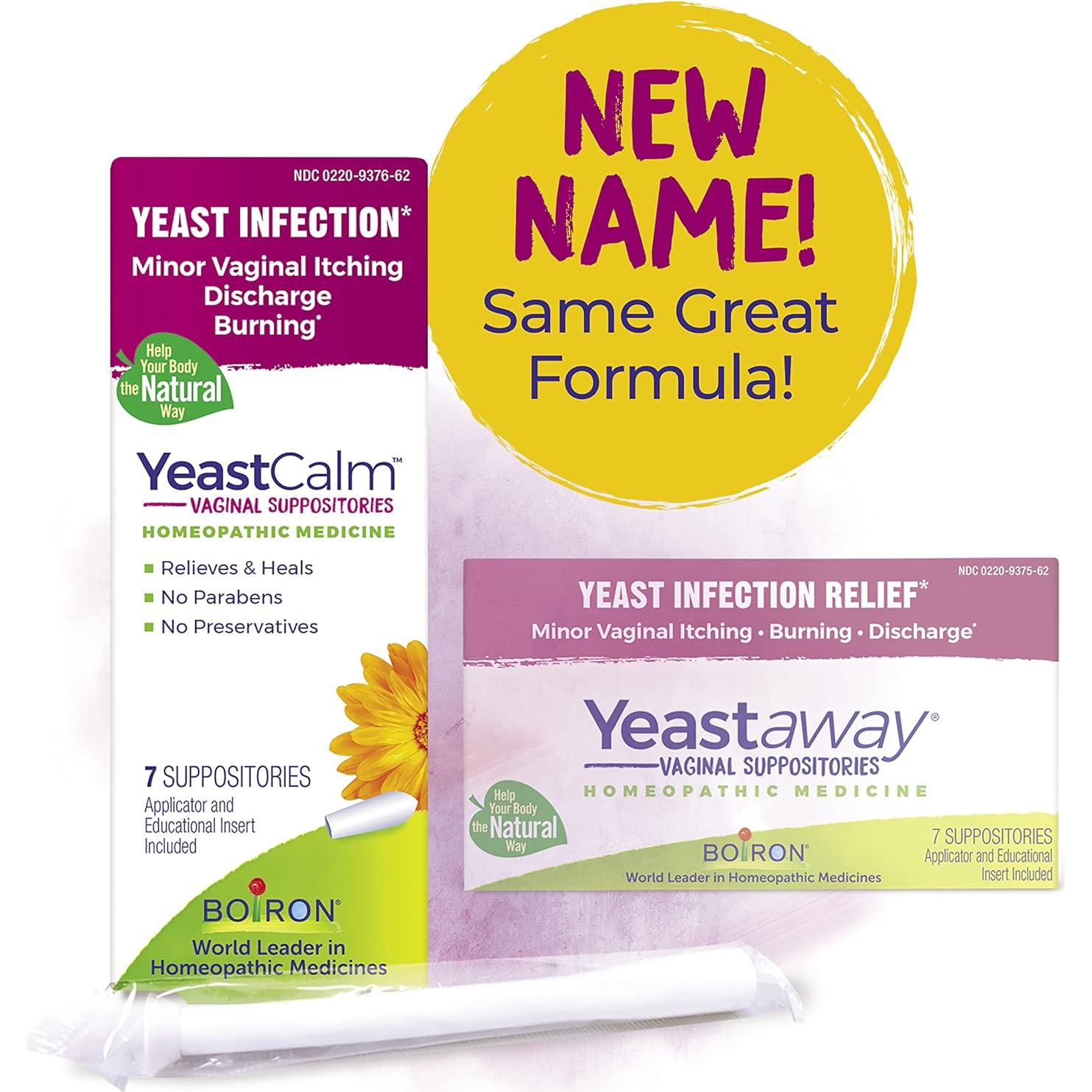 Suplementos Homeopáticos YeastCalm Boiron 7 Supositorios Vaginales