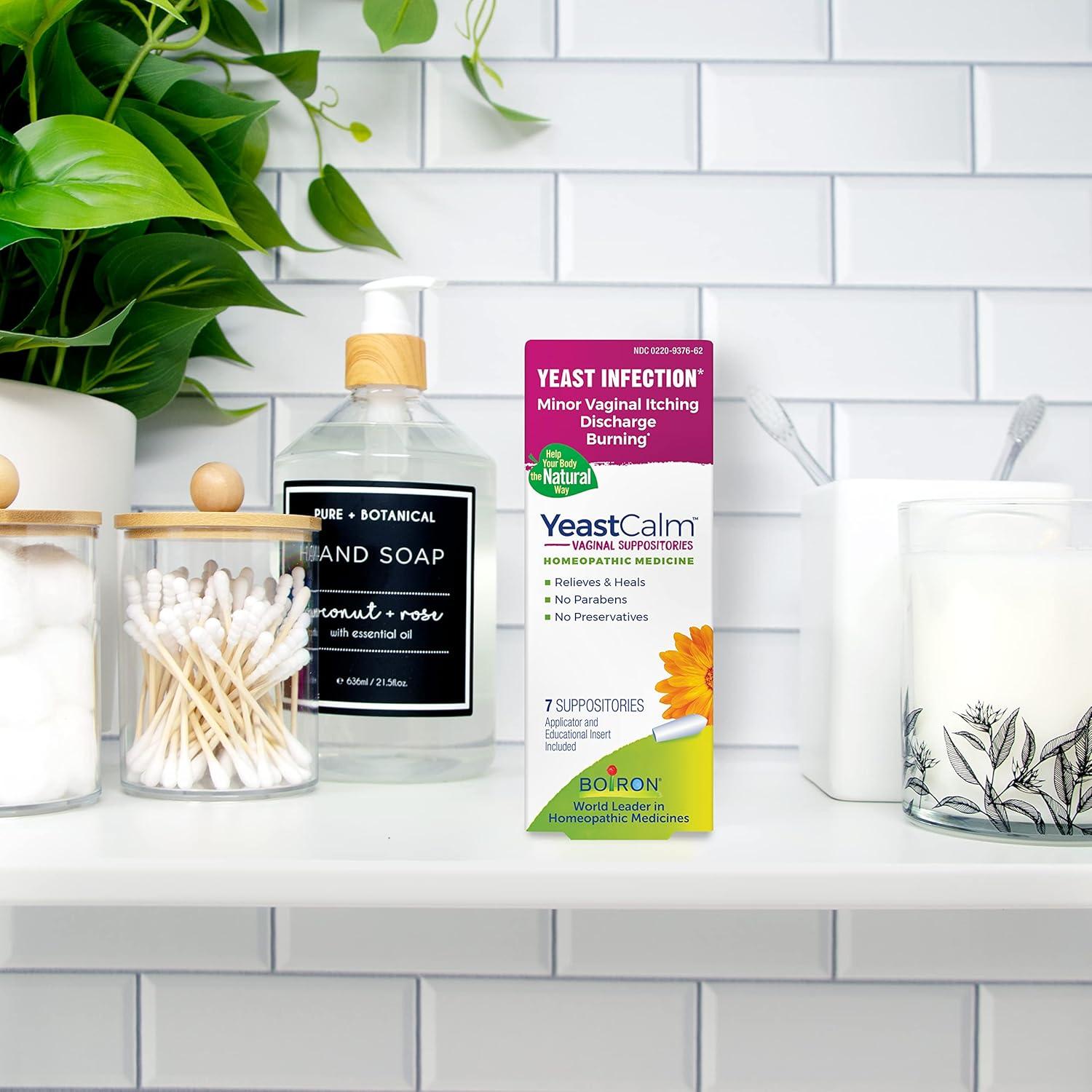 Suplementos Homeopáticos YeastCalm Boiron 7 Supositorios Vaginales