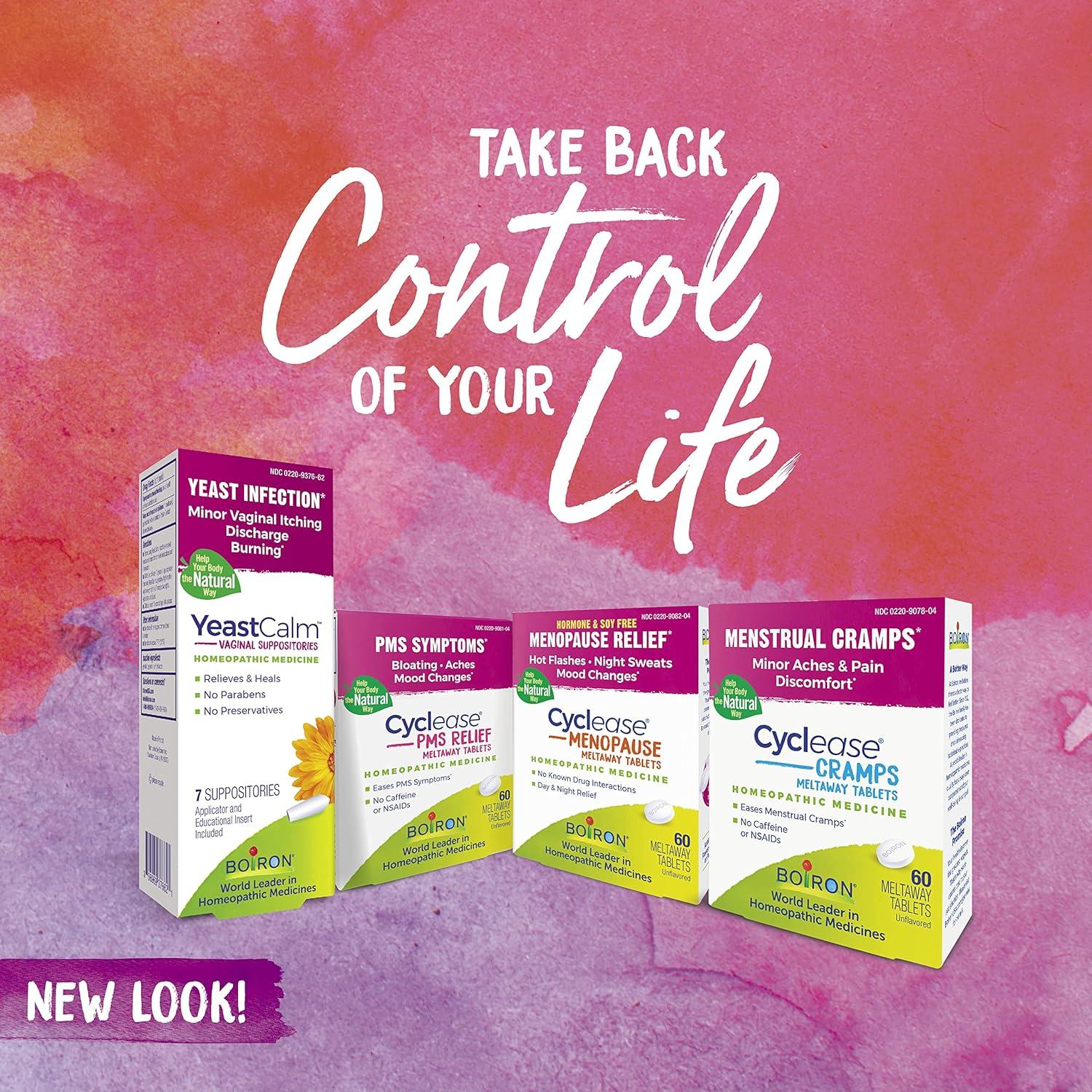 Suplementos Homeopáticos YeastCalm Boiron 7 Supositorios Vaginales