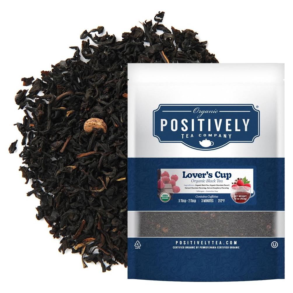Té Negro Orgánico Positivamente Taza de los Enamorados 454g