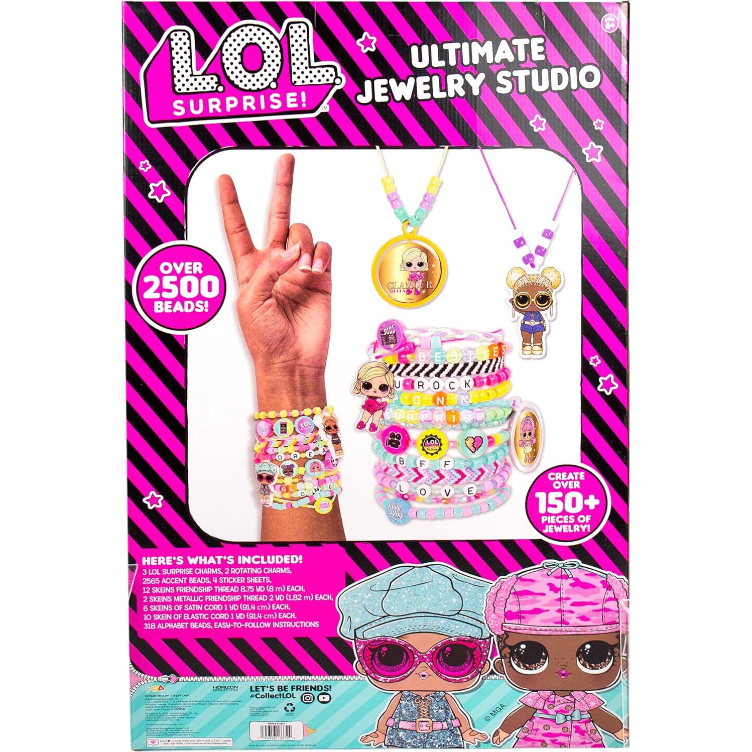 L.O.L. Surprise! Estudio Joyería 2500 Cuentas 150 Piezas
