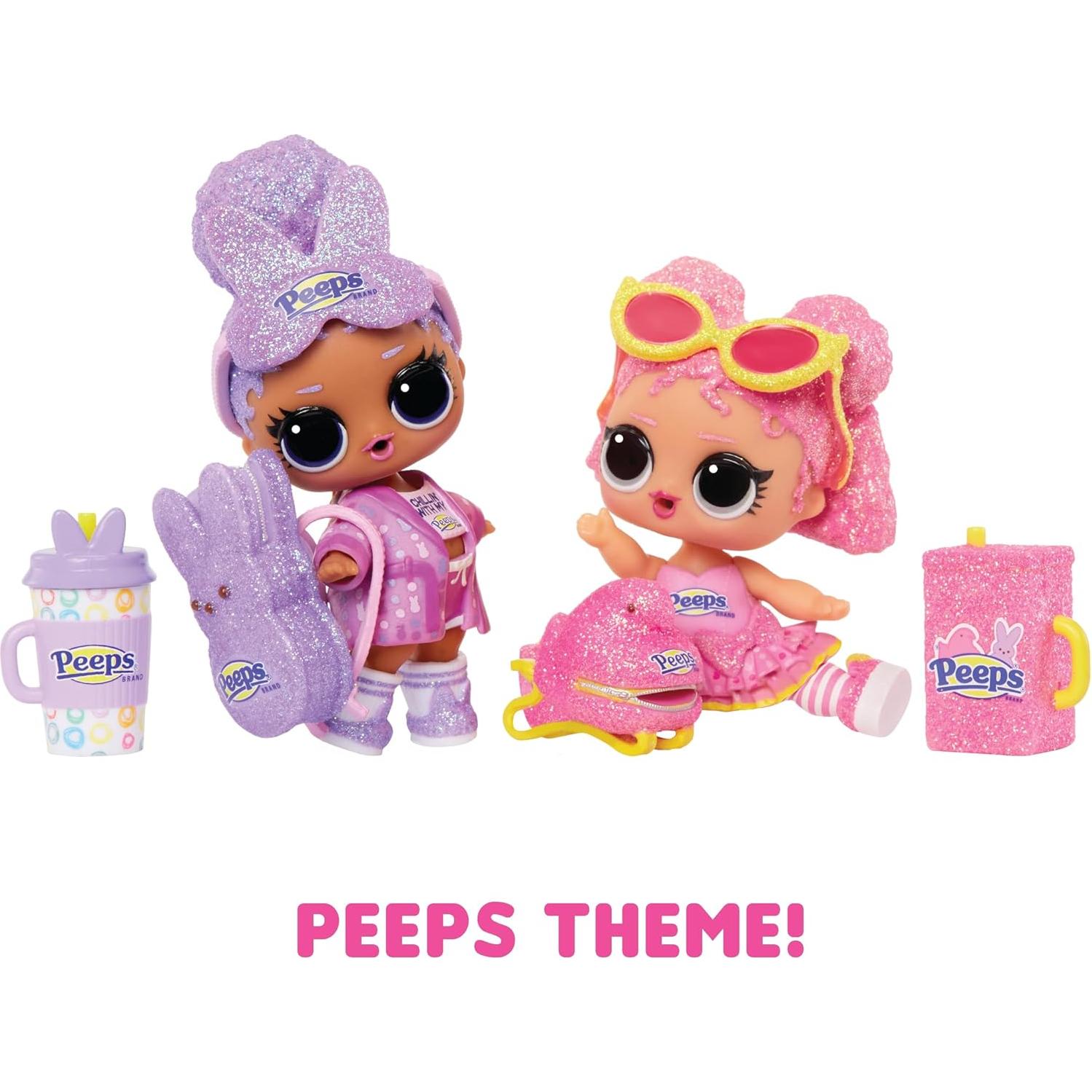 Muñeca L.O.L. Surprise! Ama Mini Dulces Peeps Conejito Acogedor - 7 Sorprisas, Edición Limitada