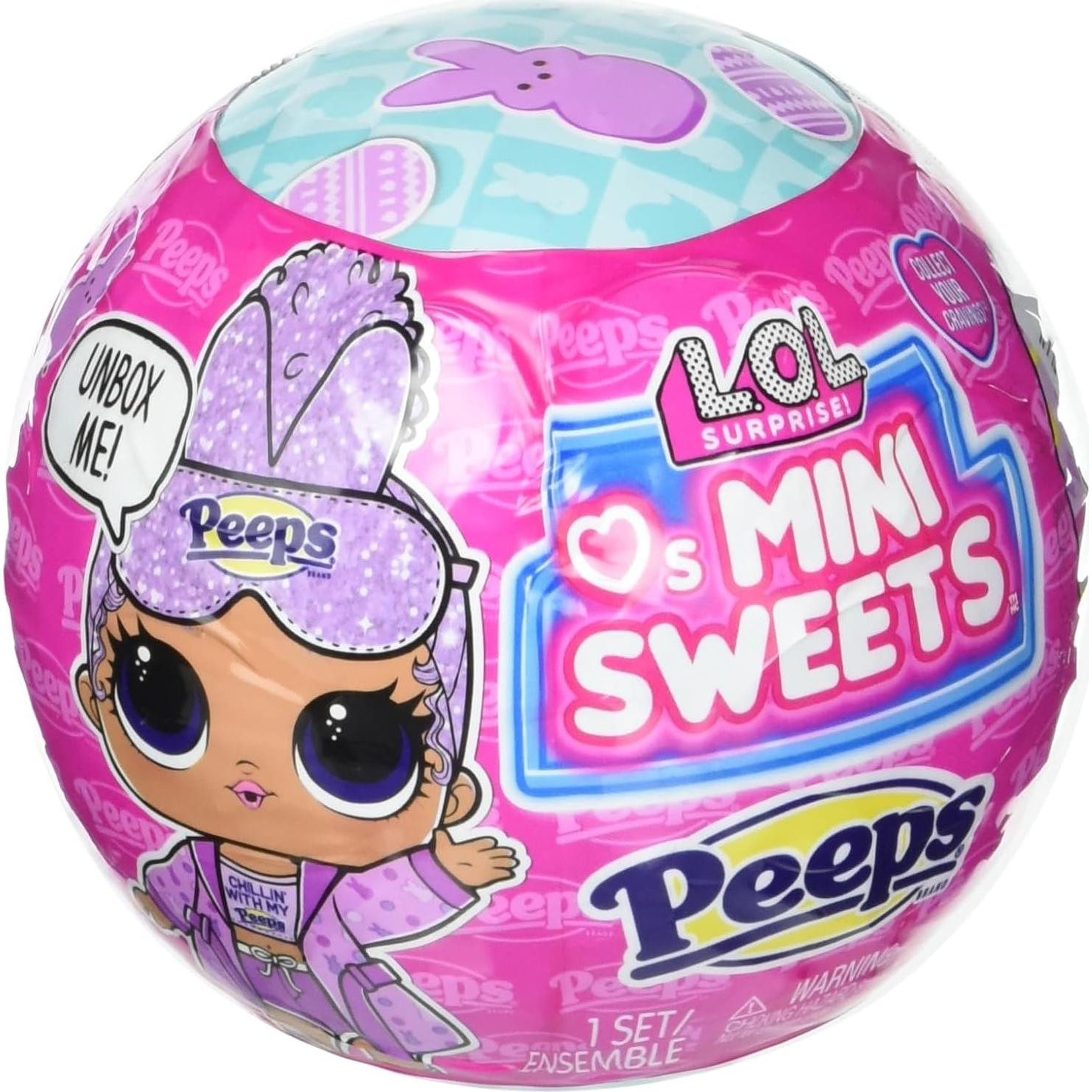 Muñeca L.O.L. Surprise! Ama Mini Dulces Peeps Conejito Acogedor - 7 Sorprisas, Edición Limitada