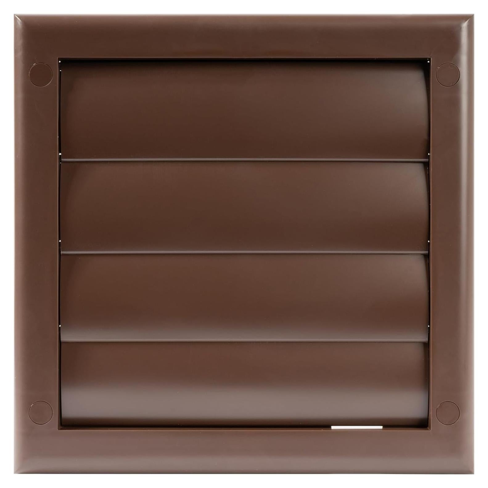 Rejilla de Ventilación ECOPRO VENT 10.16 cm Marrón con Persianas