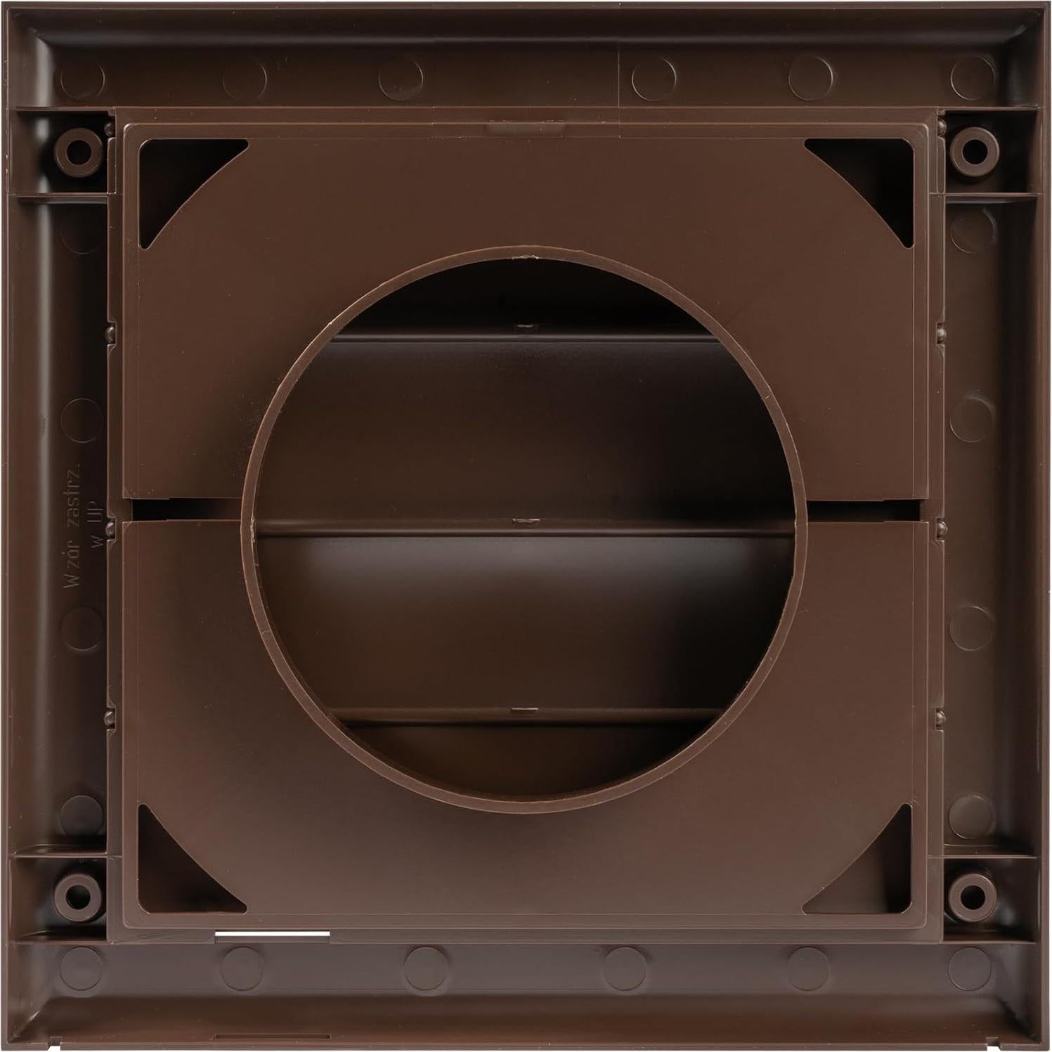 Rejilla de Ventilación ECOPRO VENT 10.16 cm Marrón con Persianas