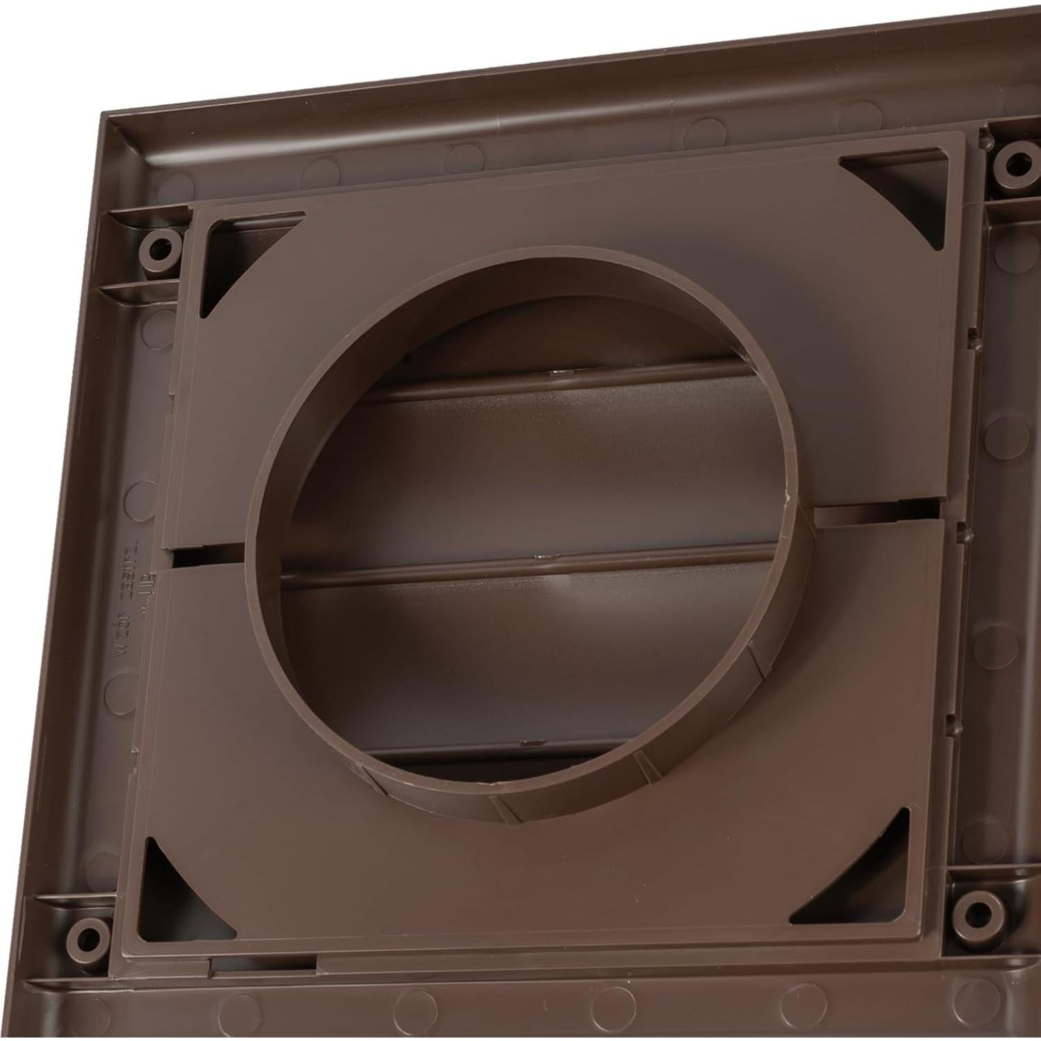 Rejilla de Ventilación ECOPRO VENT 10.16 cm Marrón con Persianas