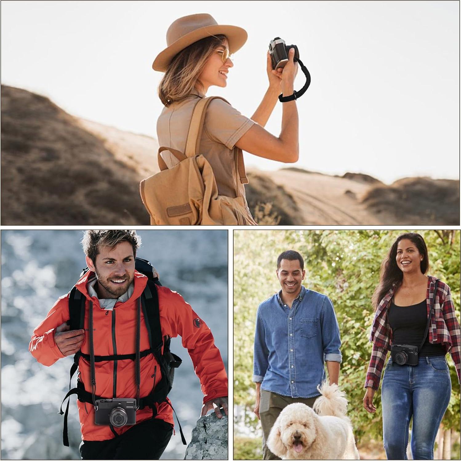 Correa de Cámara ARVOK 110cm con Muñequera - Universal SLR DSLR