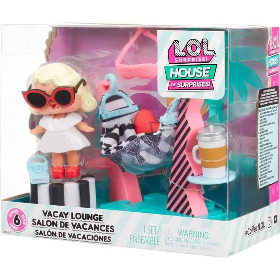 L.O.L. Surprise! OMG Vacay Lounge con Muñeca Leading Baby