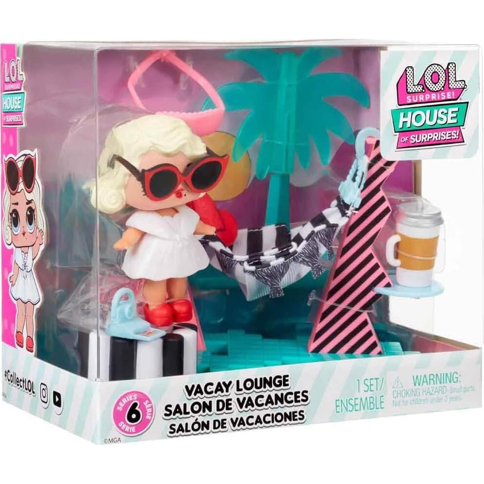 L.O.L. Surprise! OMG Vacay Lounge con Muñeca Leading Baby