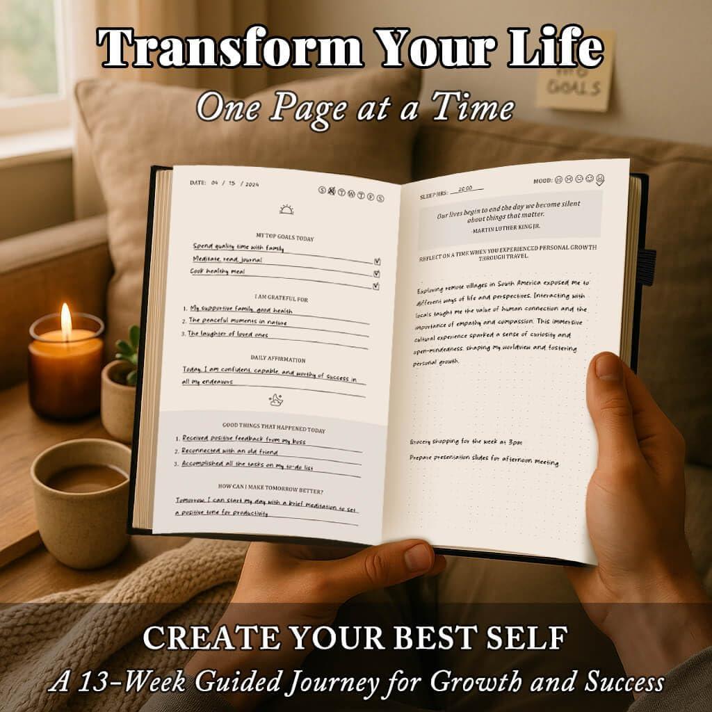 Diario de Autodisciplina ZICVIBE 2025 - Gratitud y Metas