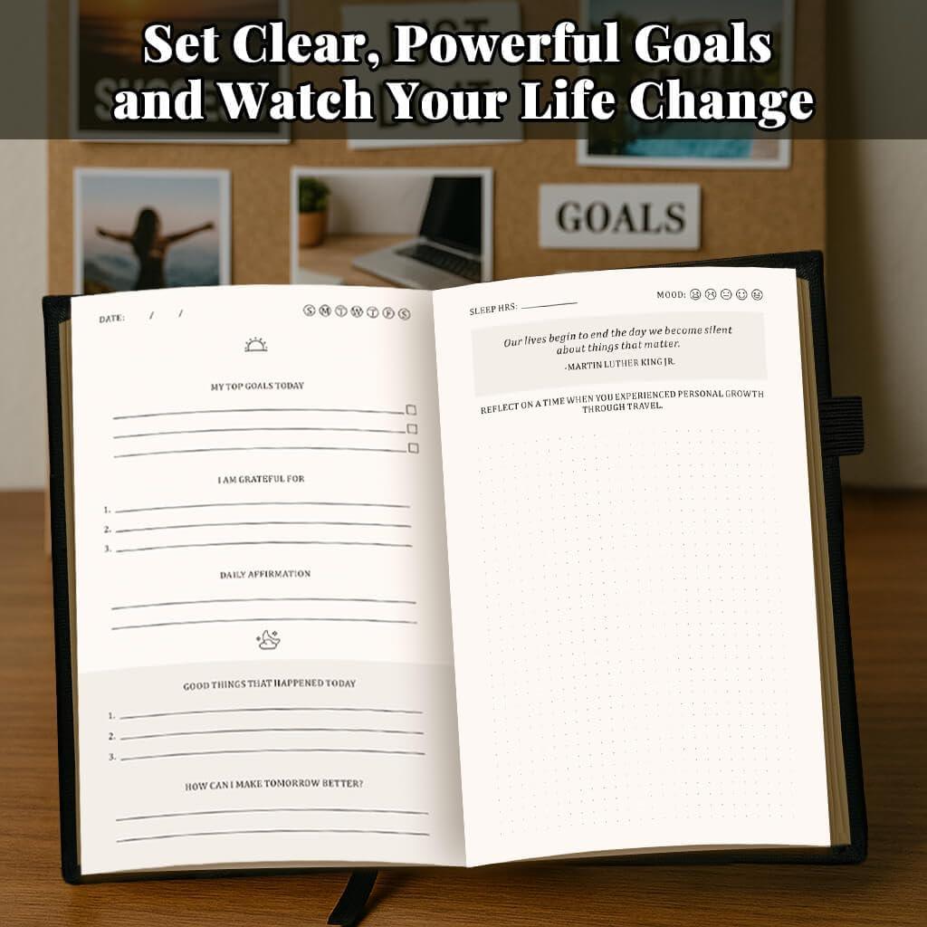 Diario de Autodisciplina ZICVIBE 2025 - Gratitud y Metas