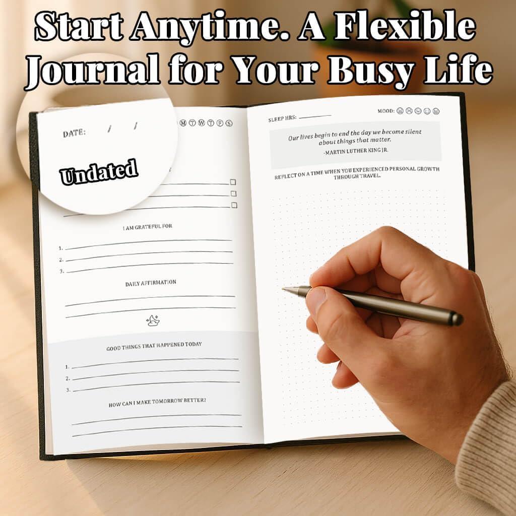 Diario de Autodisciplina ZICVIBE 2025 - Gratitud y Metas