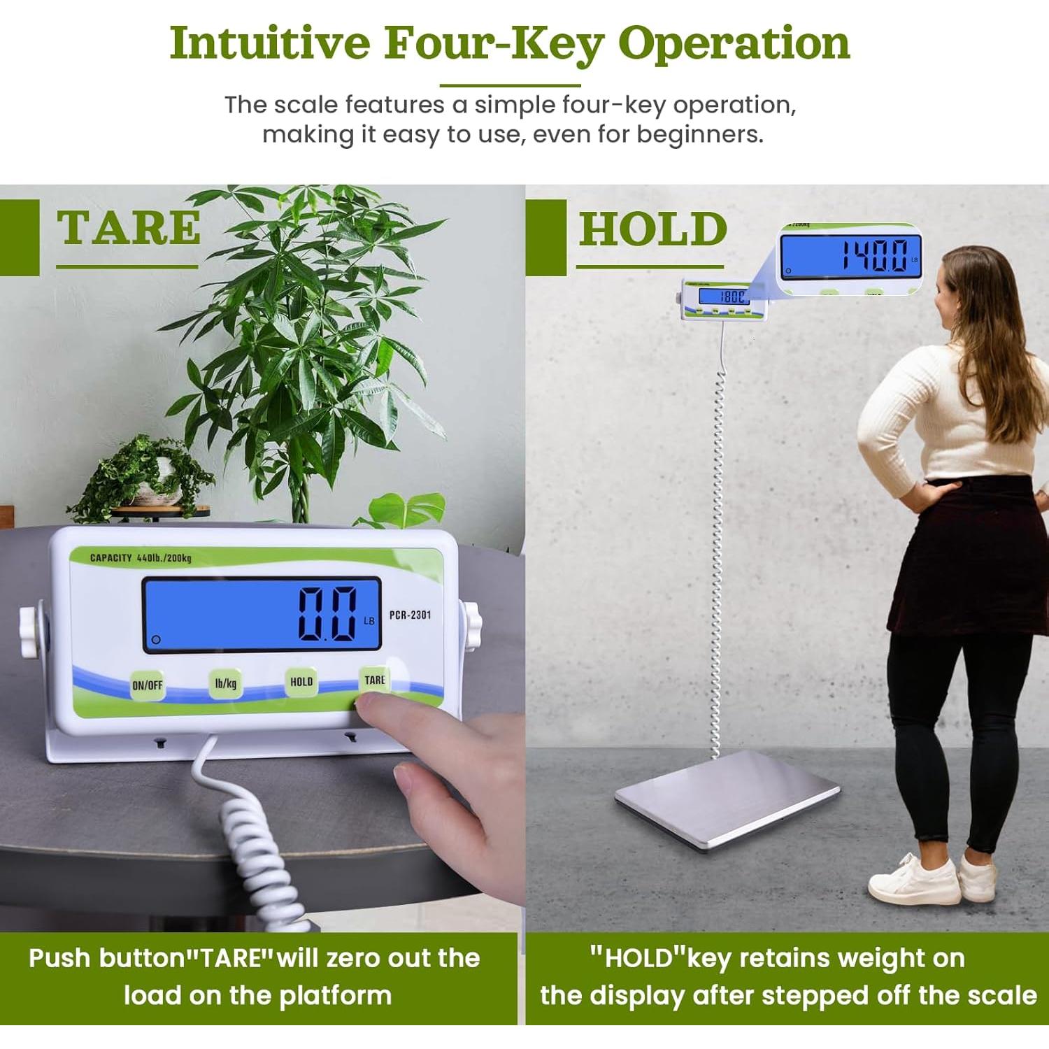 Báscula Médica Digital Extra Ancha ScaleBelly 200 kg