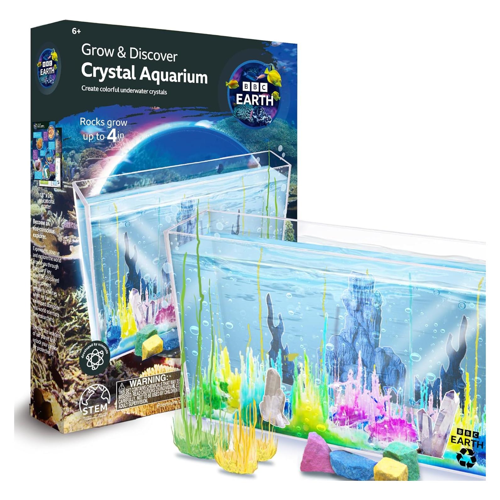 Acuario de Cristales BBC Earth 20.96x12.7 cm Kit STEM
