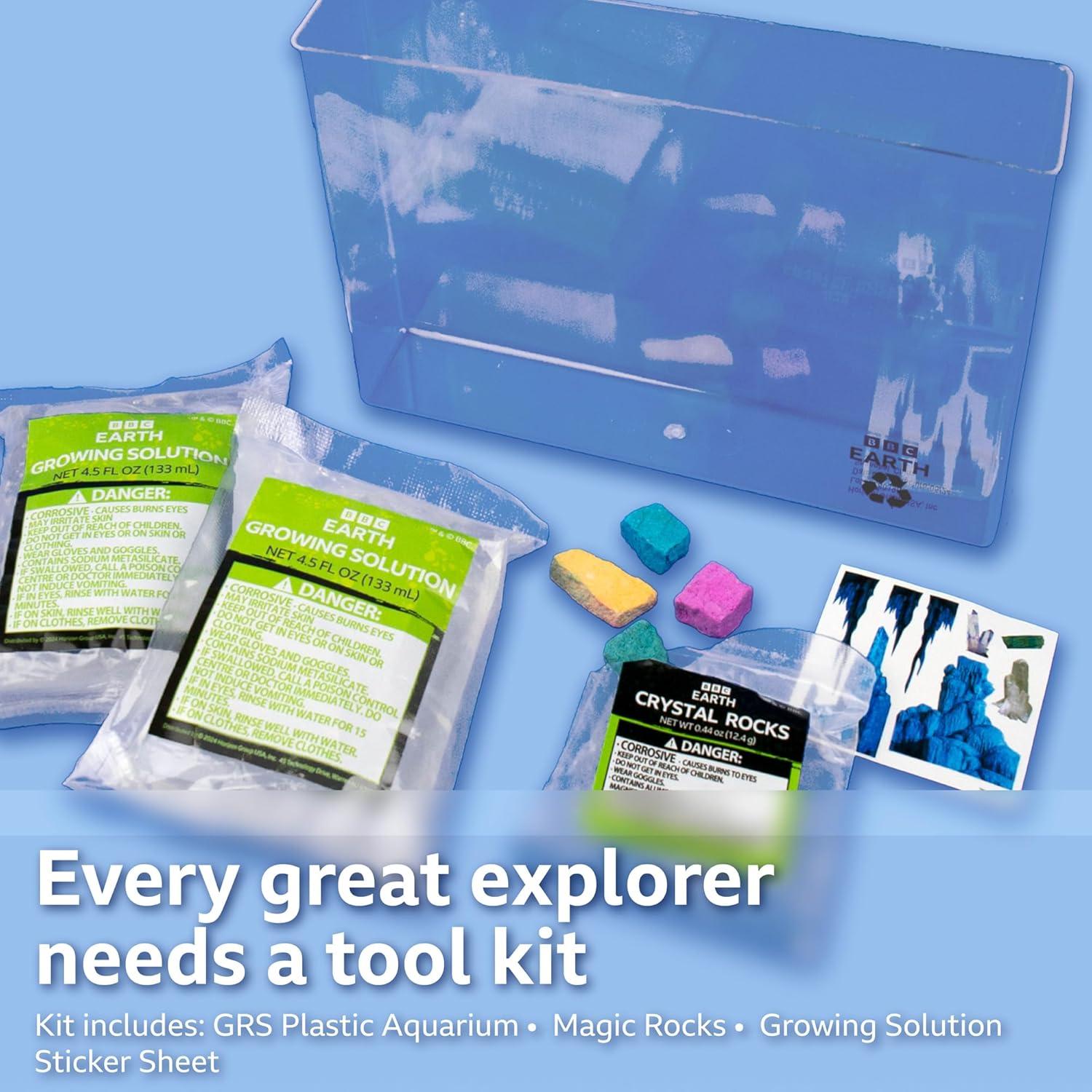 Acuario de Cristales BBC Earth 20.96x12.7 cm Kit STEM