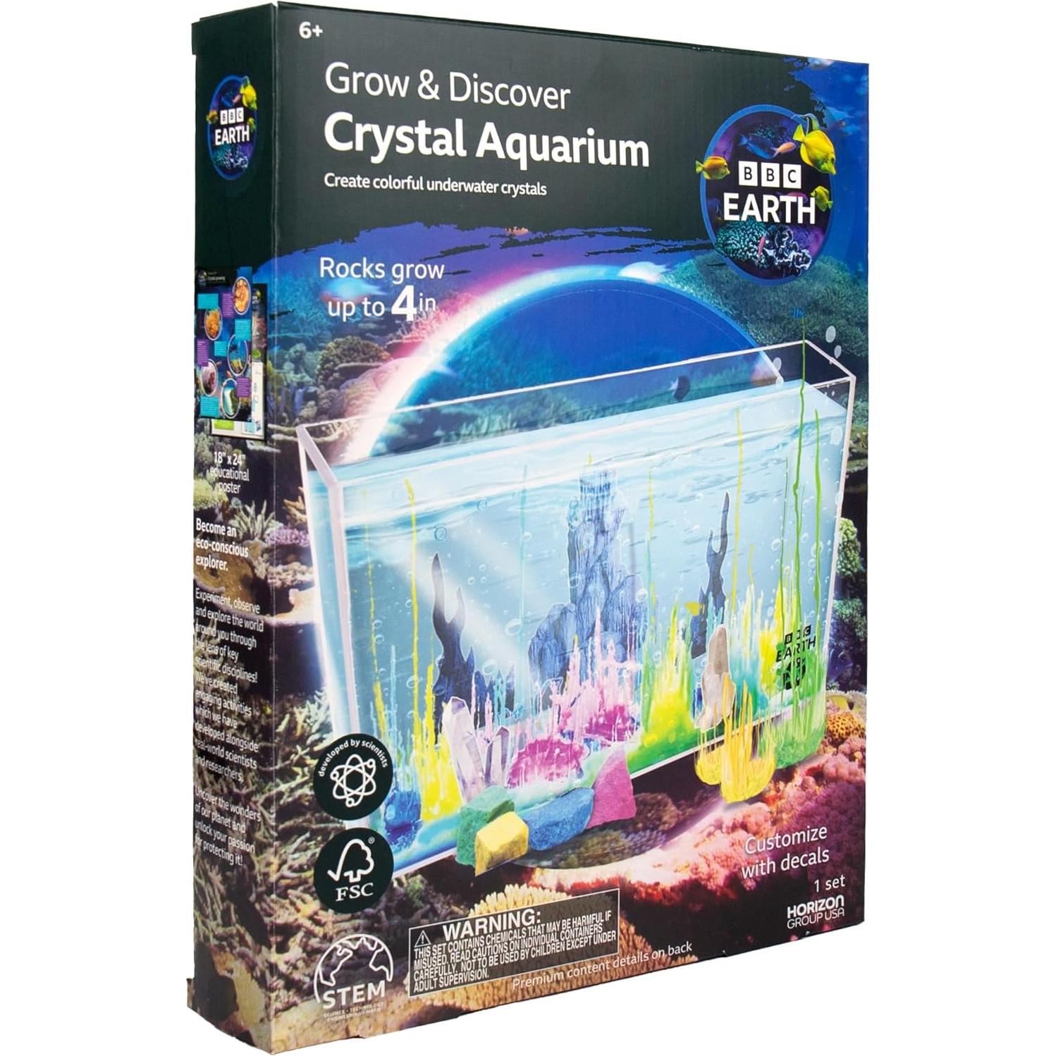 Acuario de Cristales BBC Earth 20.96x12.7 cm Kit STEM