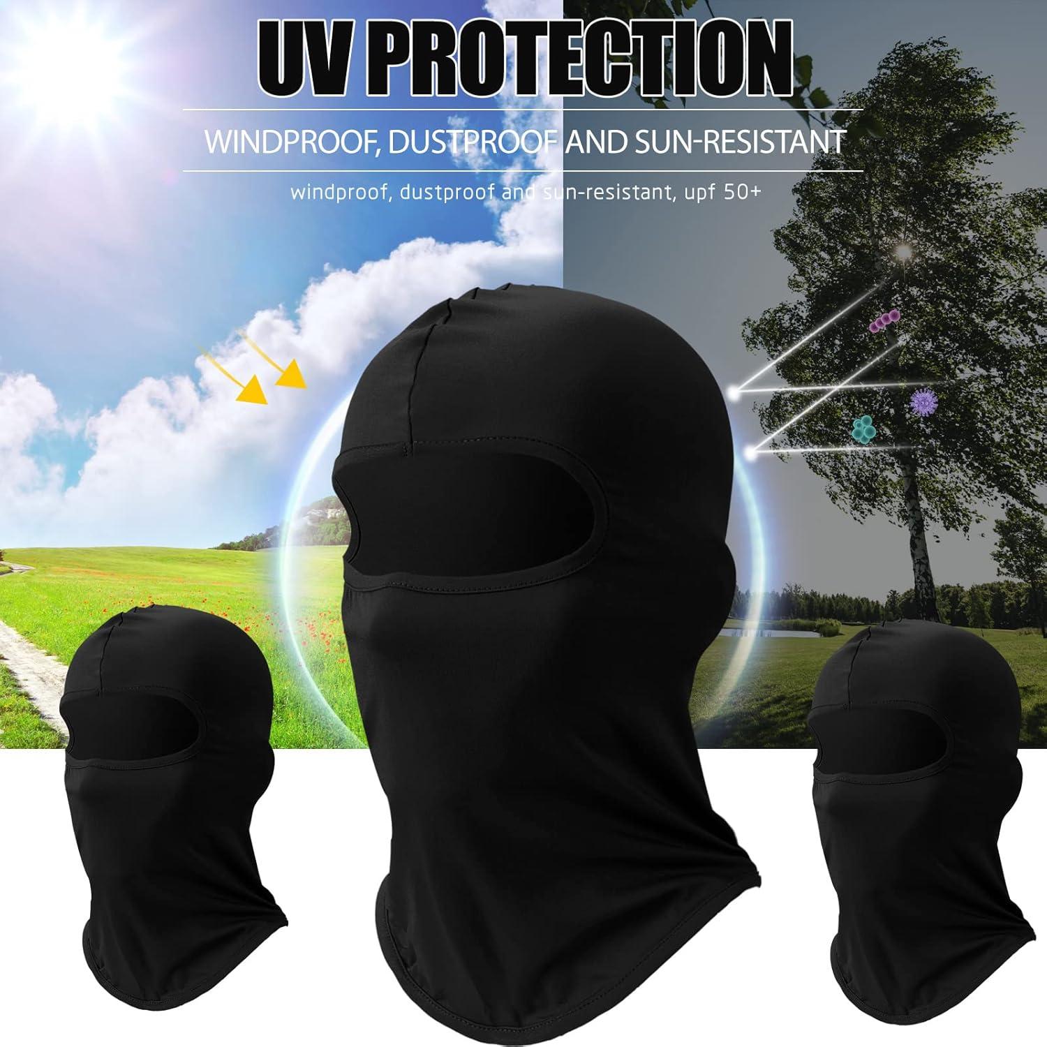 30 Piezas Máscaras Balaclava UV Protección para Hombres y Mujeres