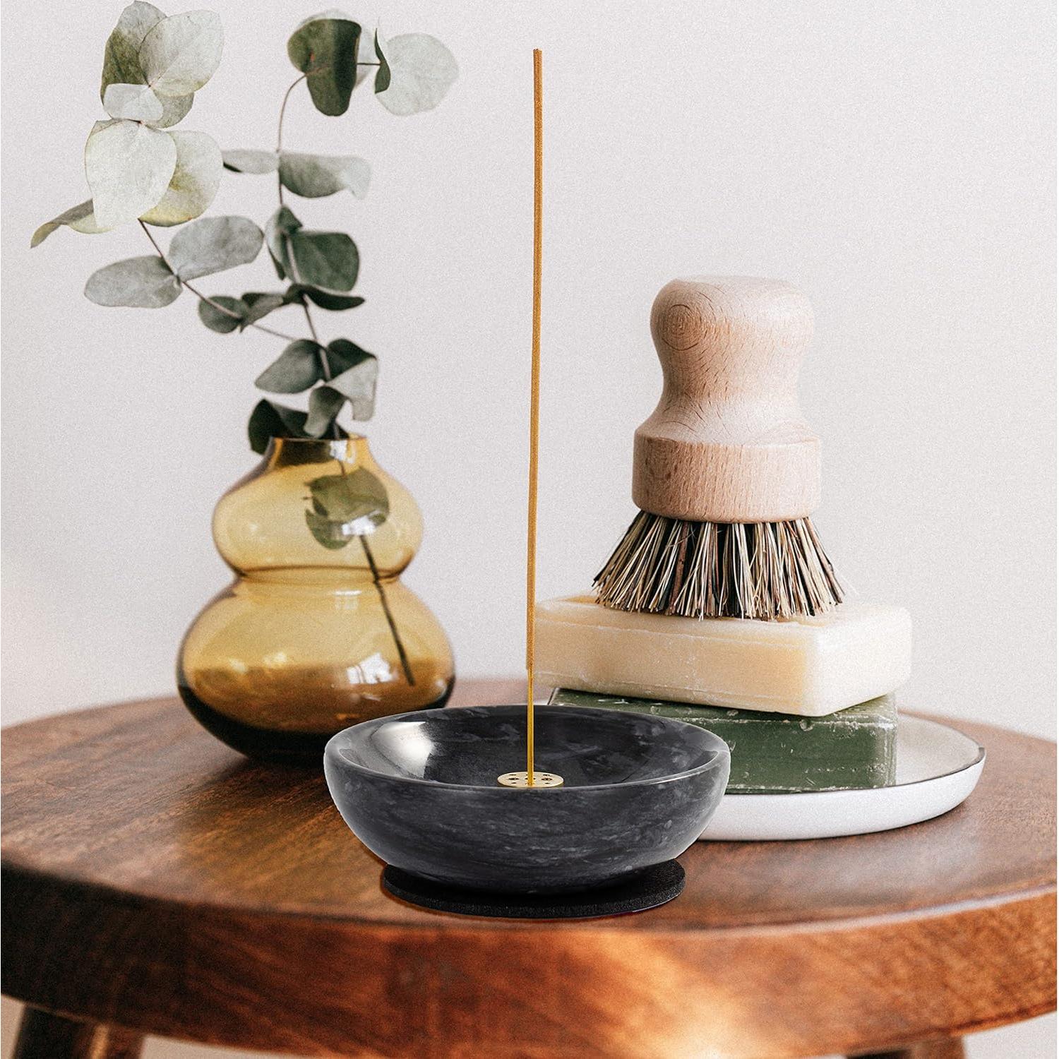 Soporte de Incienso Hecho a Mano CM CHIC MONDAY de Mármol Natural