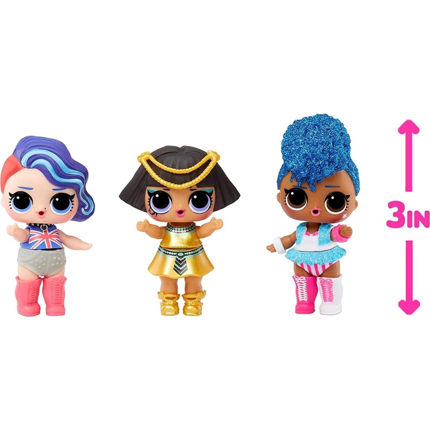 Muñeca de Viaje Mundial LOL Surprise! 8 Sorprisas y Accesorios