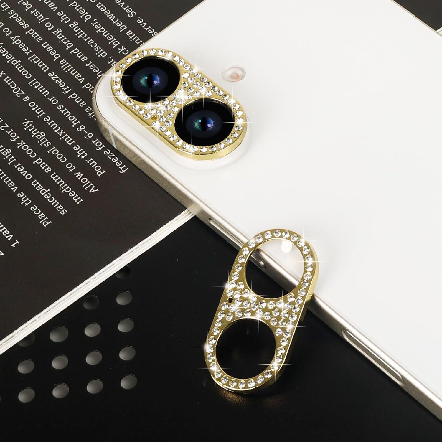 Protector de Lente de Cámara Brillante Omorro para iPhone 16 Pro - 2 Piezas