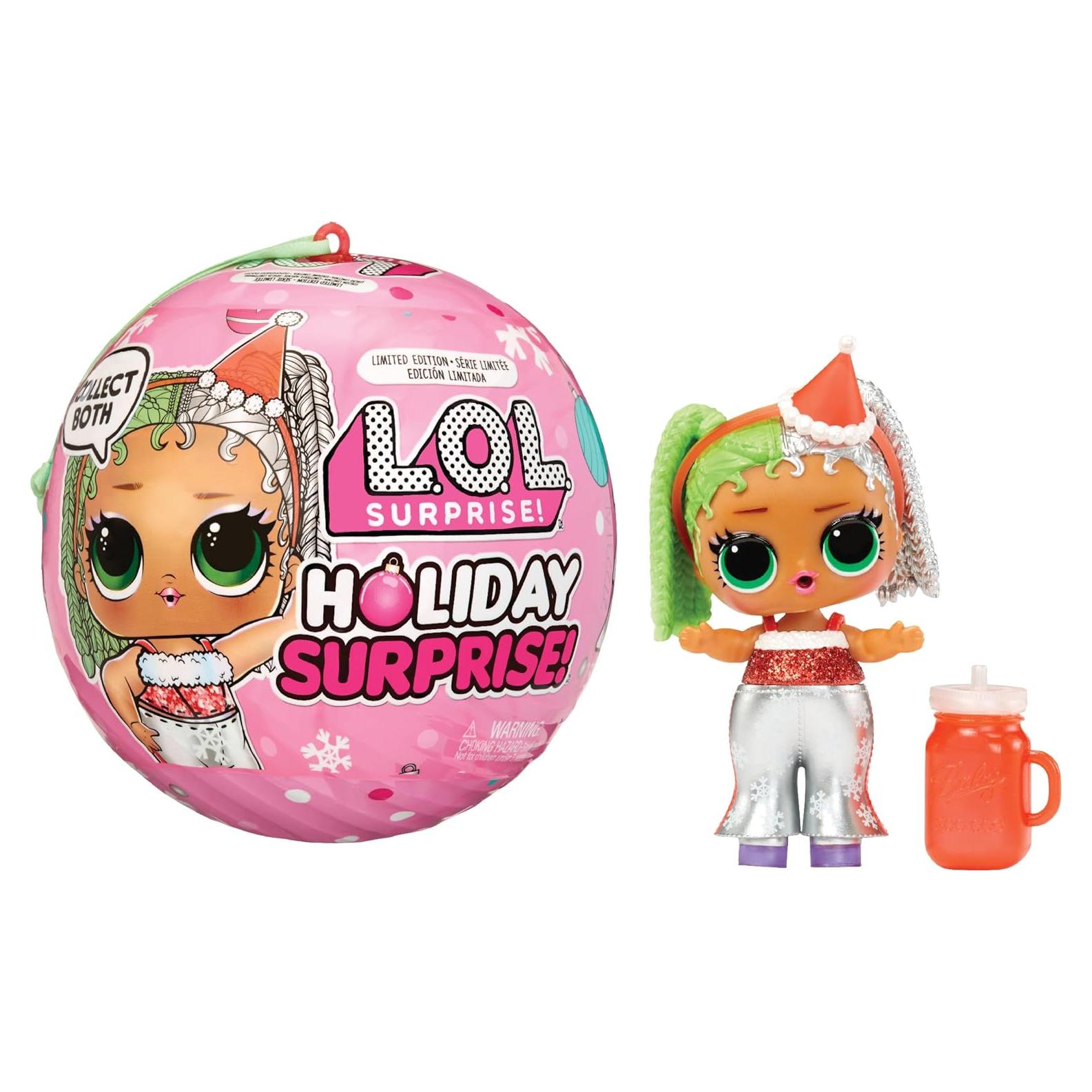 L.O.L. Surprise! Miss Merry Muñeca Navideña 8 Sorprisas