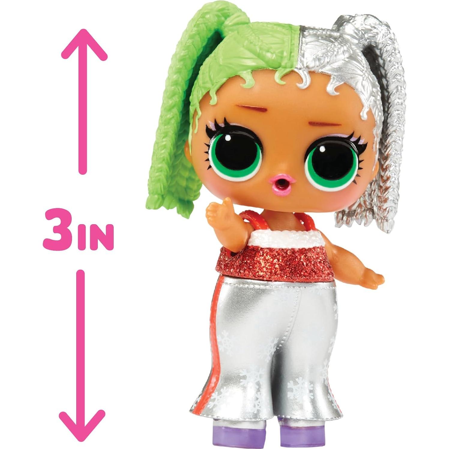 L.O.L. Surprise! Miss Merry Muñeca Navideña 8 Sorprisas