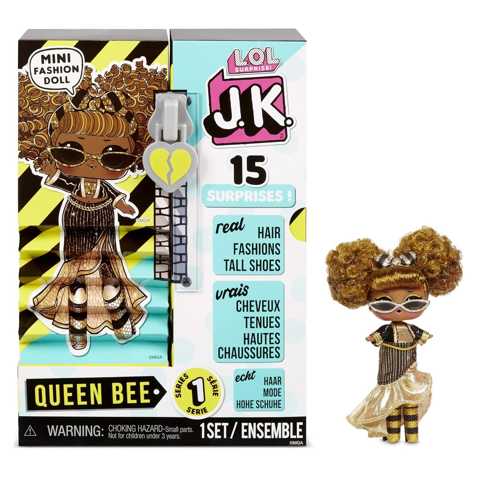 Muñeca de Moda L.O.L. Surprise! JK Reina Abeja 15 Sorpresas