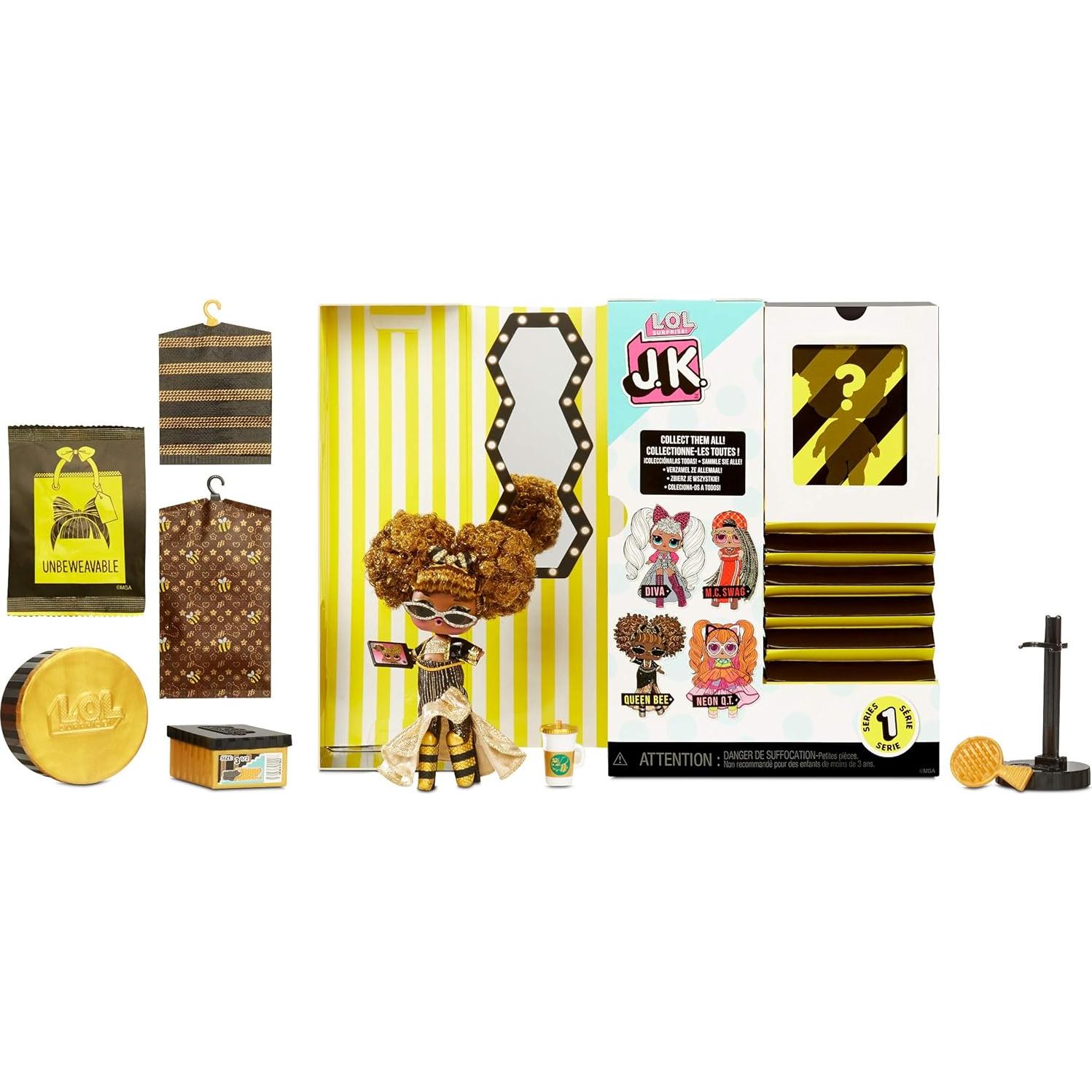 Muñeca de Moda L.O.L. Surprise! JK Reina Abeja 15 Sorpresas