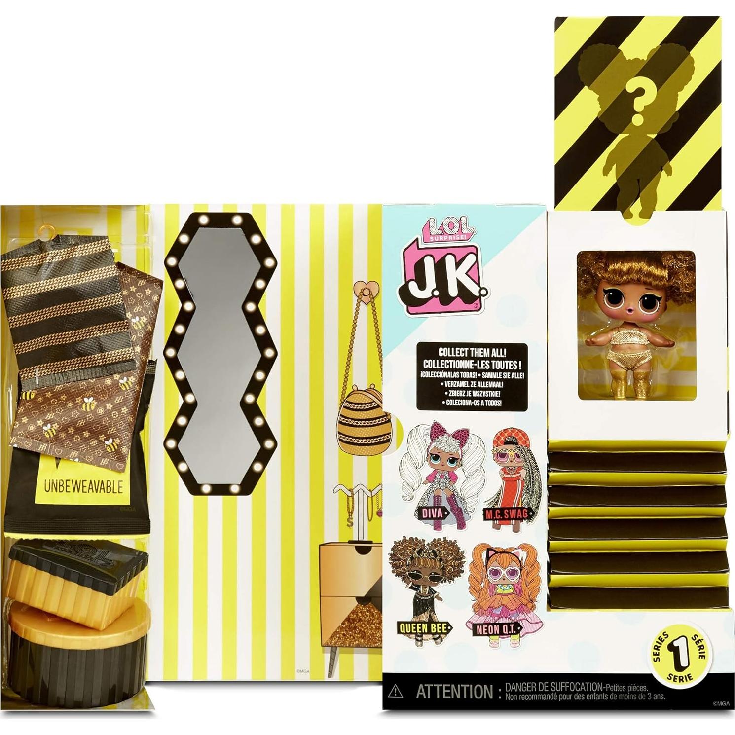 Muñeca de Moda L.O.L. Surprise! JK Reina Abeja 15 Sorpresas